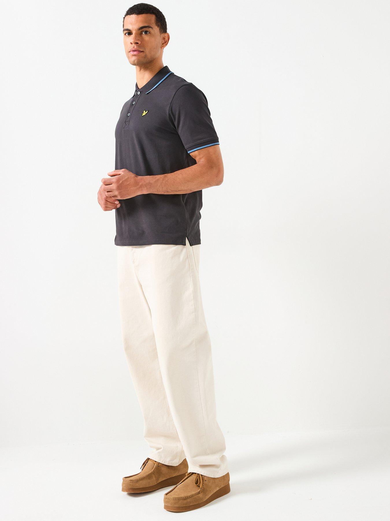lyle-scott-tipped-polo-shirt--blackback