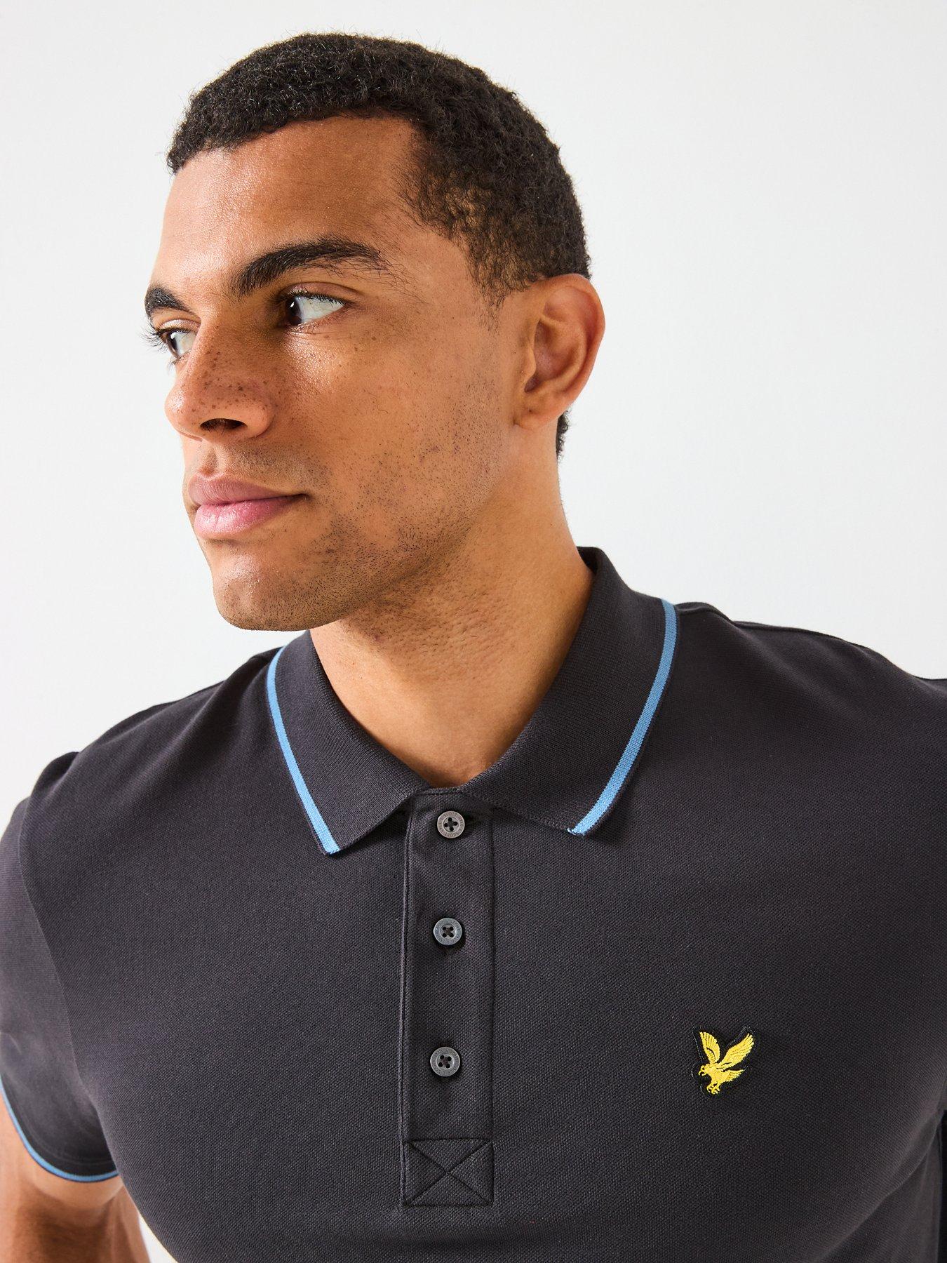 lyle-scott-tipped-polo-shirt--blackoutfit