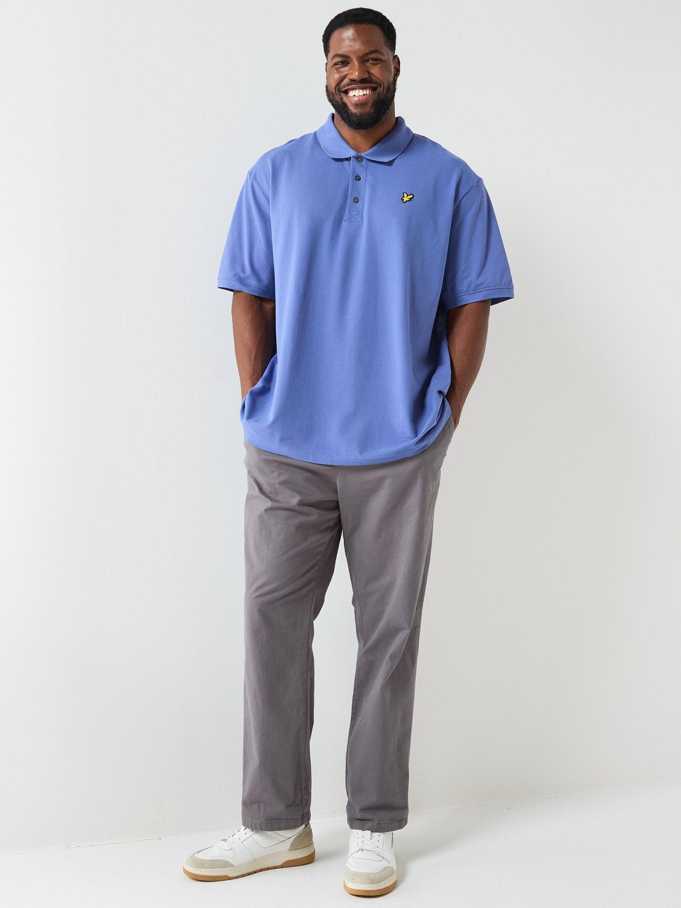 lyle-scott-big-and-tall-plain-polo-shirt-blueback