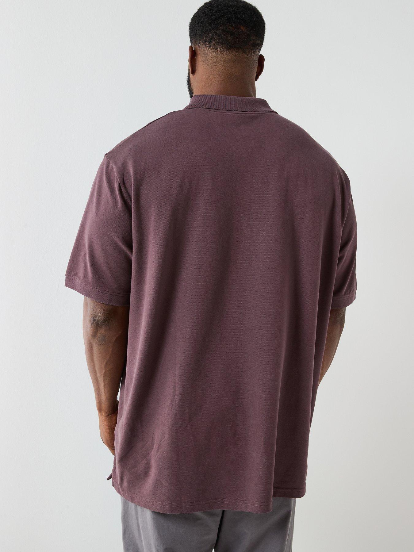 lyle-scott-big-and-tall-plain-polo-shirt--brownstillFront