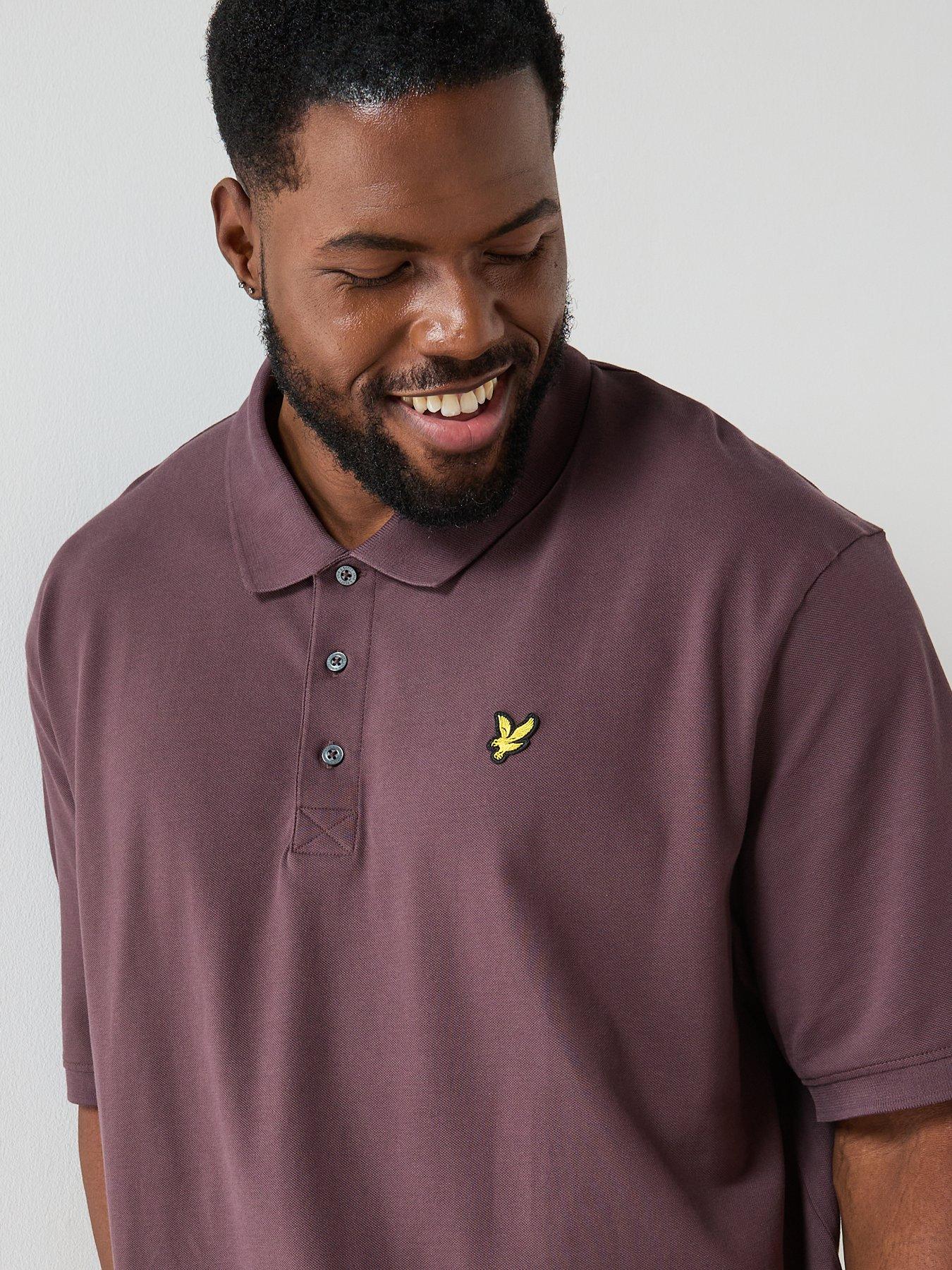 lyle-scott-big-and-tall-plain-polo-shirt--brownoutfit