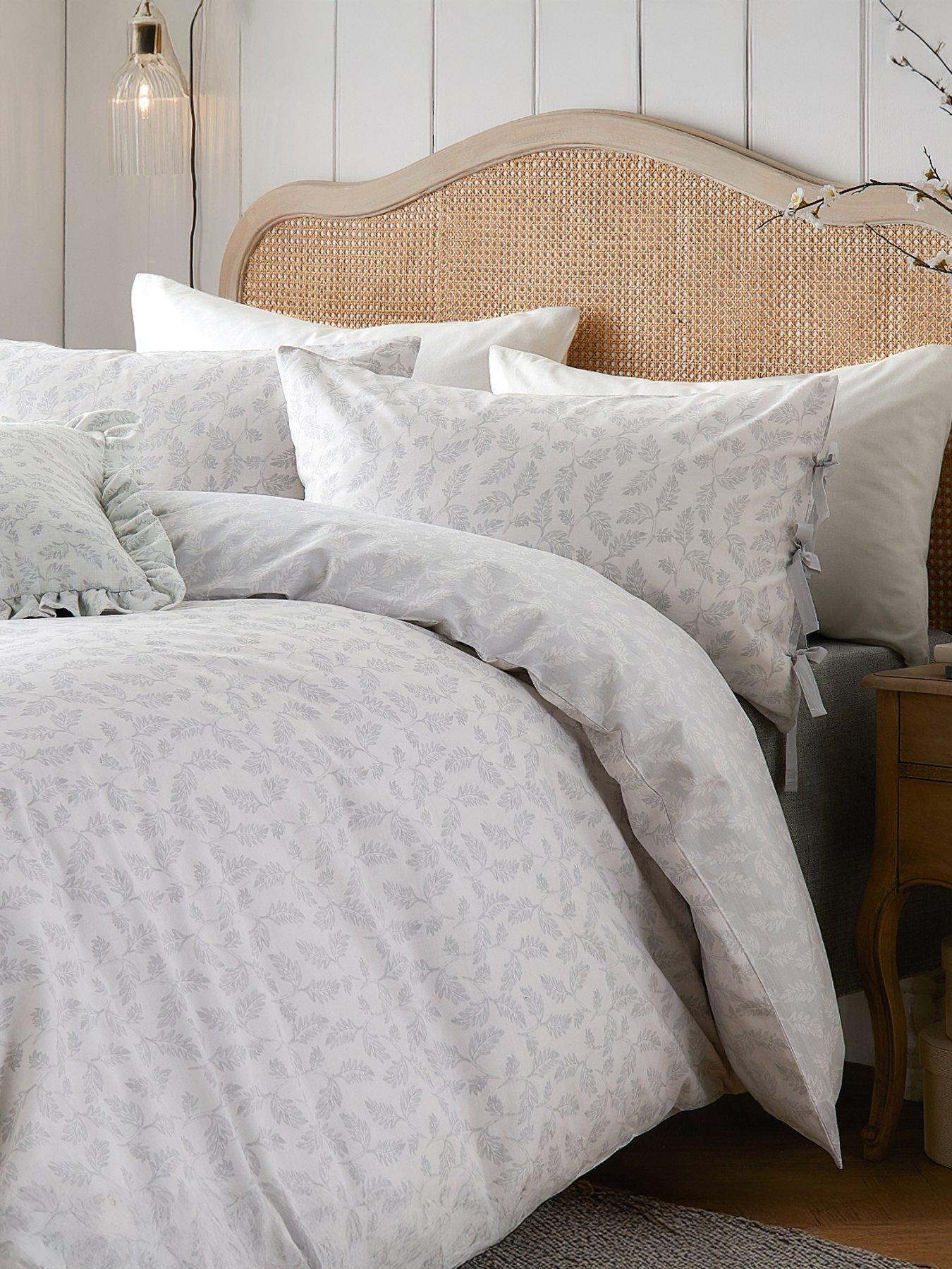 Image 3 of 3 of Wylder Chloe Double Duvet Set Soft White