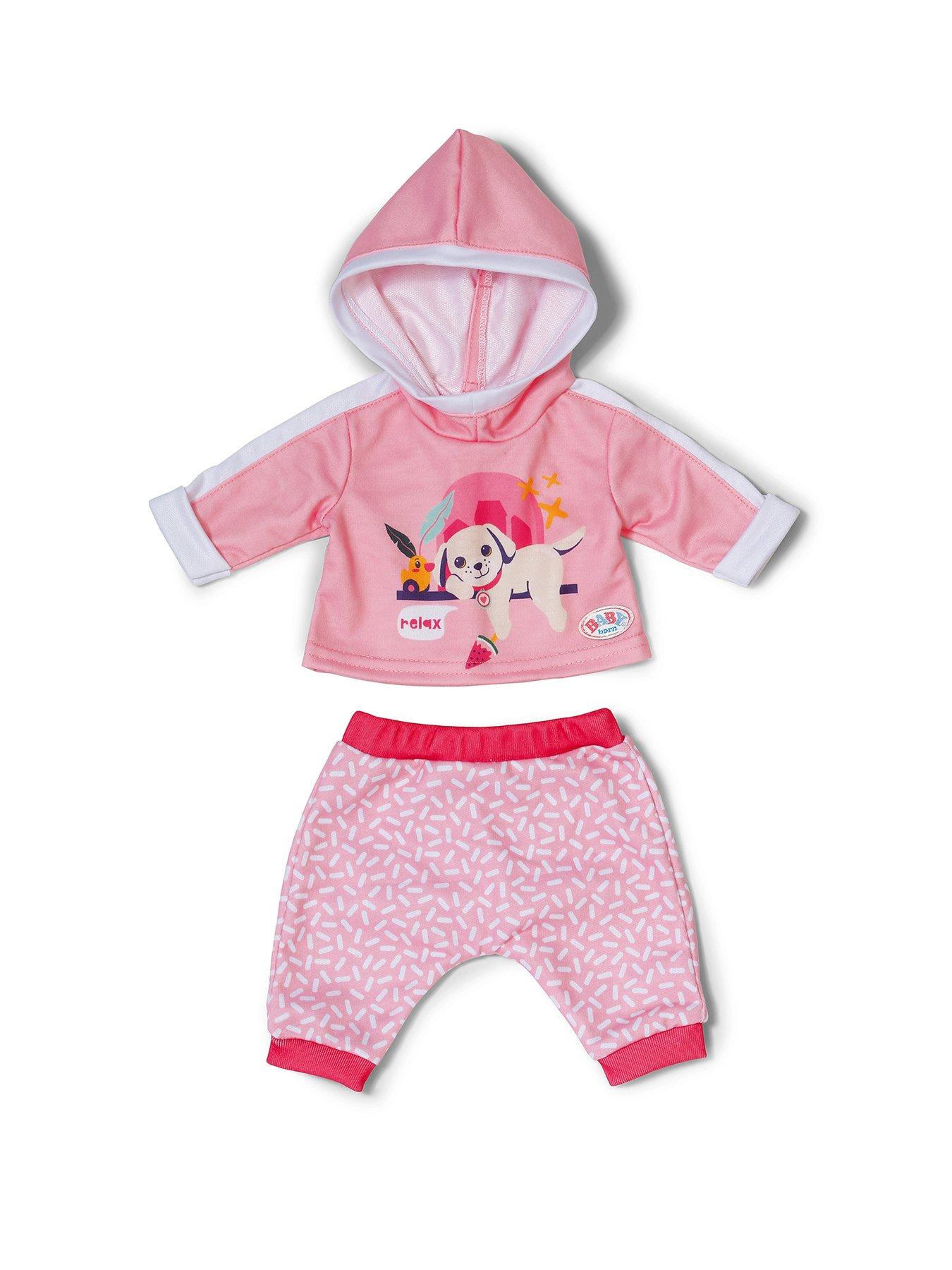 Baby Born Doll Jogging Suit Pink 43cm