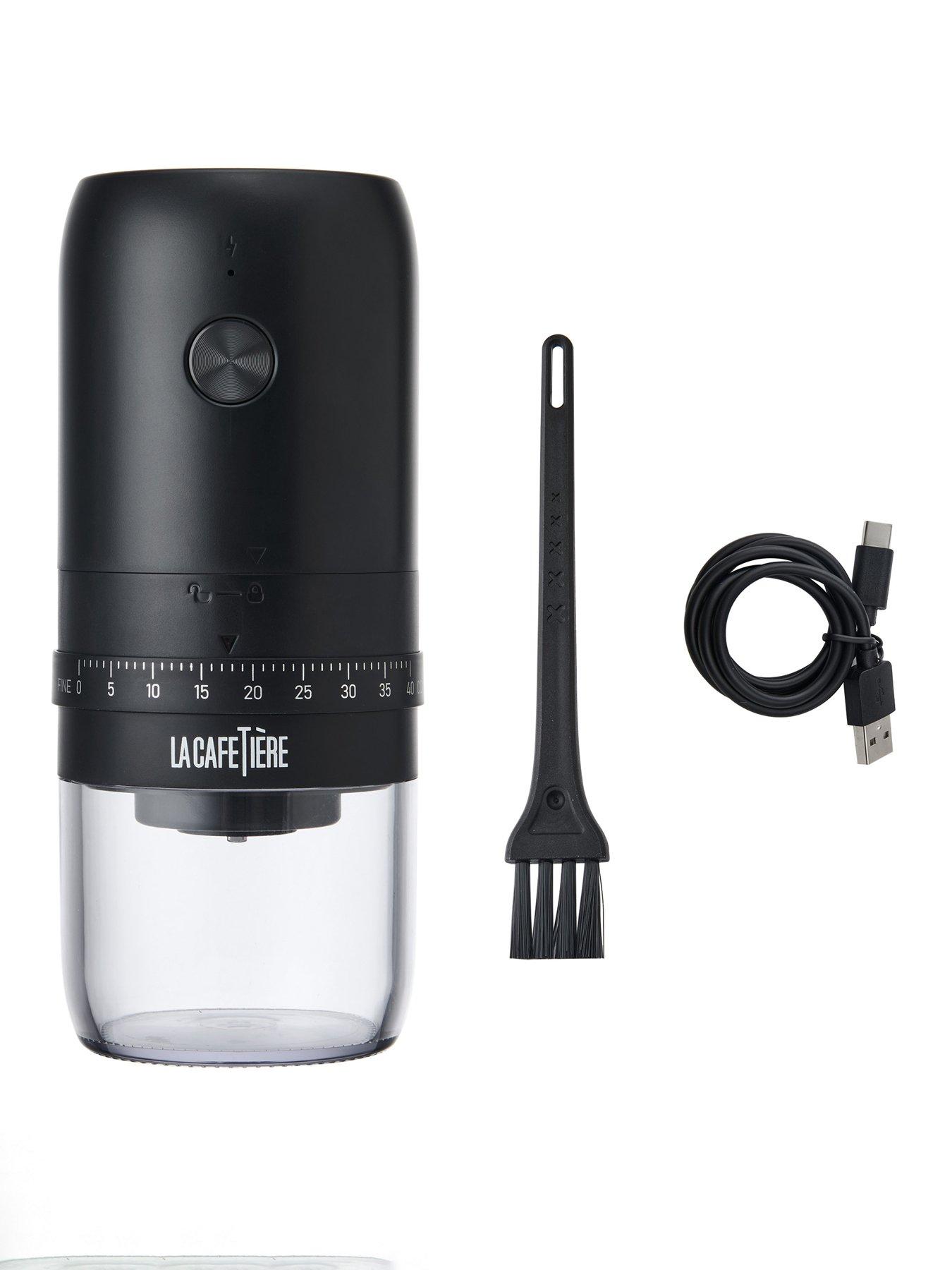 la-cafetiere-electric-portable-ceramic-burr-coffee-bean-grinder