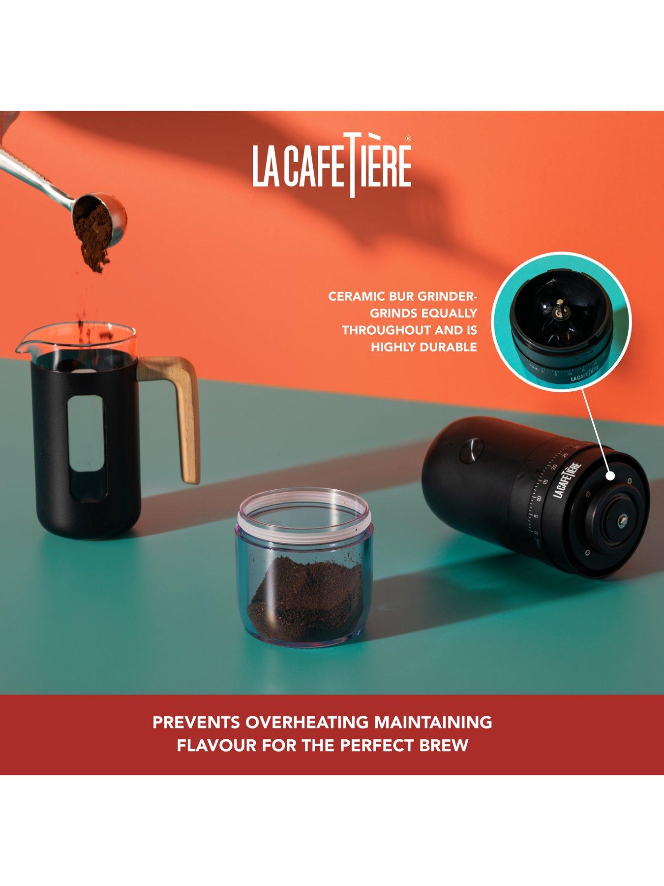 la-cafetiere-electric-portable-ceramic-burr-coffee-bean-grinderoutfit