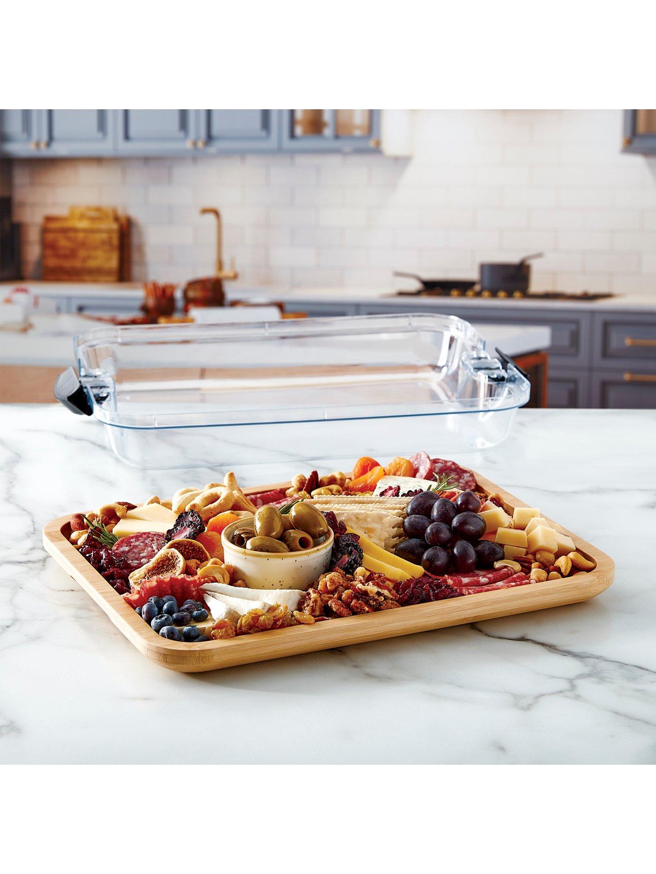 Image 7 of 7 of Faberware Build-a-Board Bamboo Serving Board with Locking Lid, 28 x 35.5cm