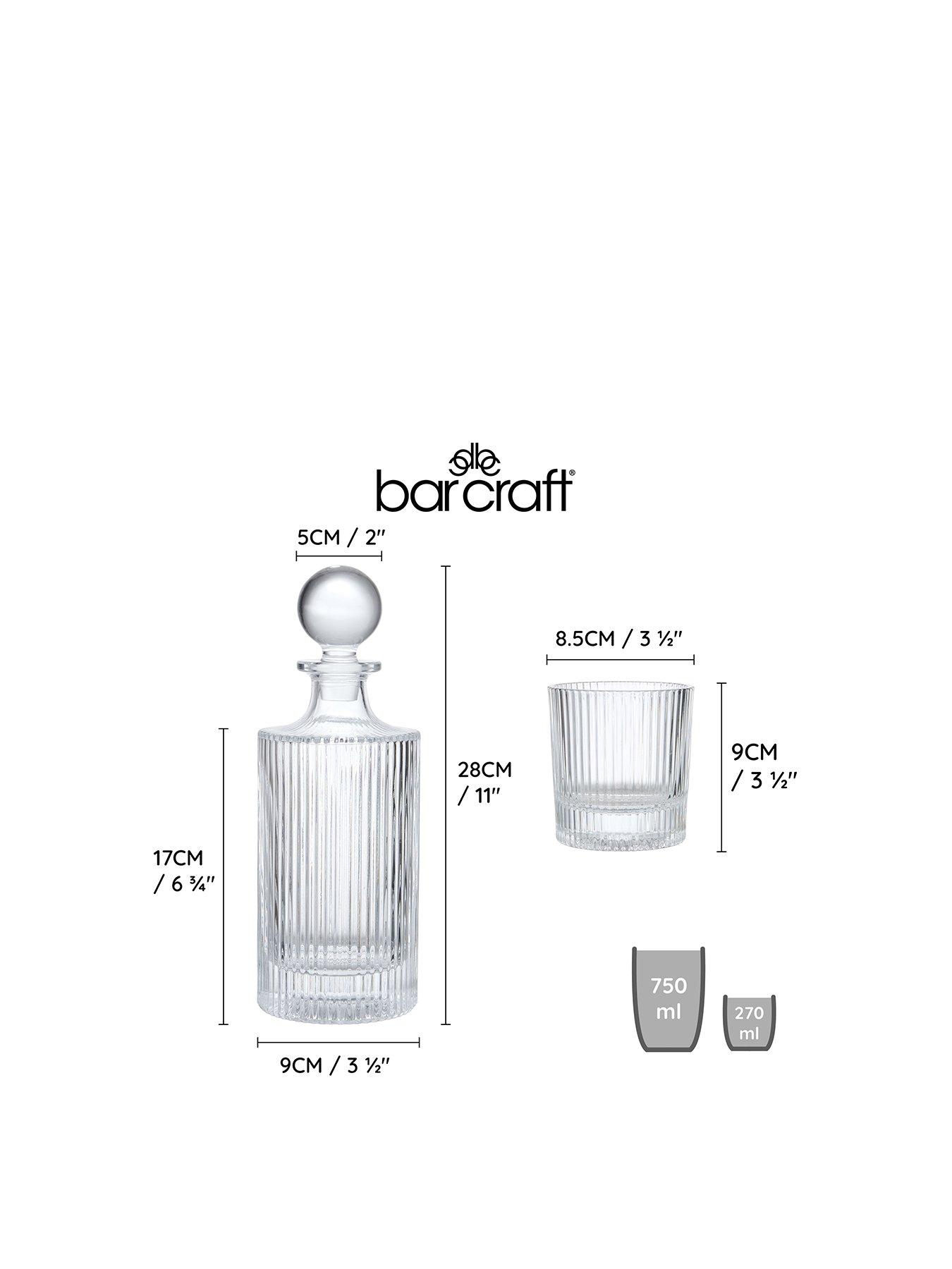 barcraft-decanter-set-750ml-ribbed-glassstillFront