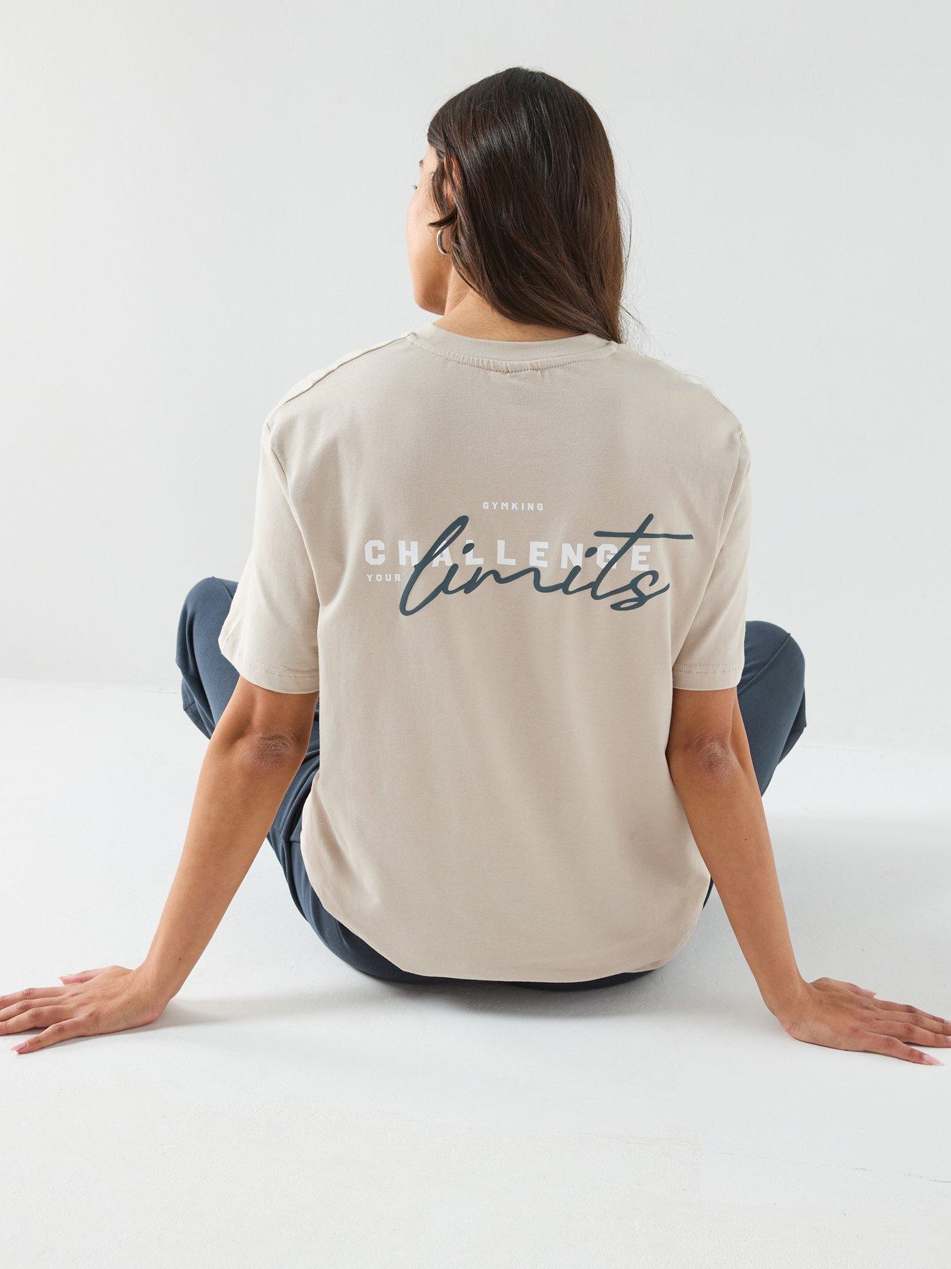 gym-king-womens-challenge-boyfriend-t-shirt-beige