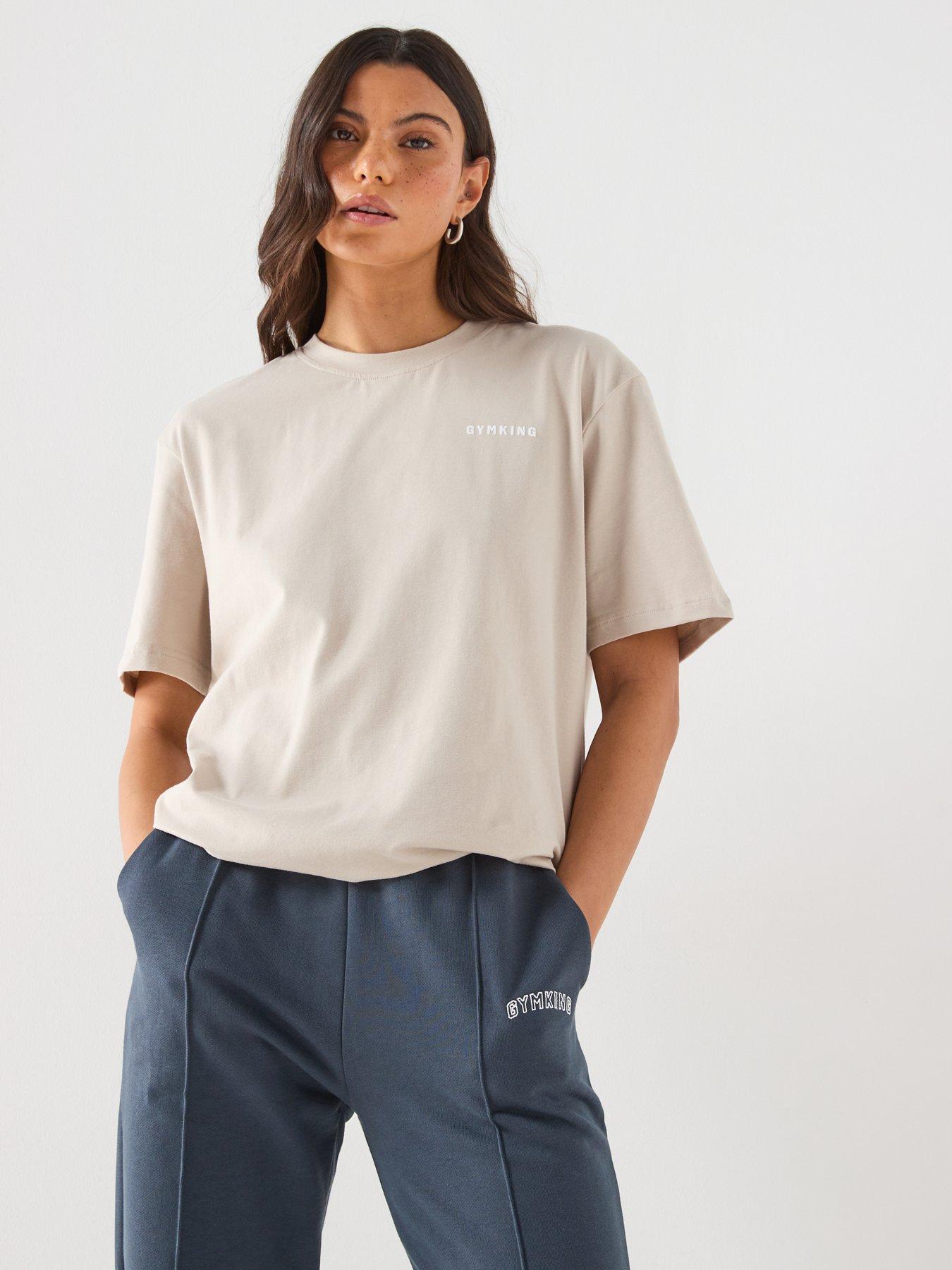 gym-king-womens-challenge-boyfriend-t-shirt-beigeoutfit