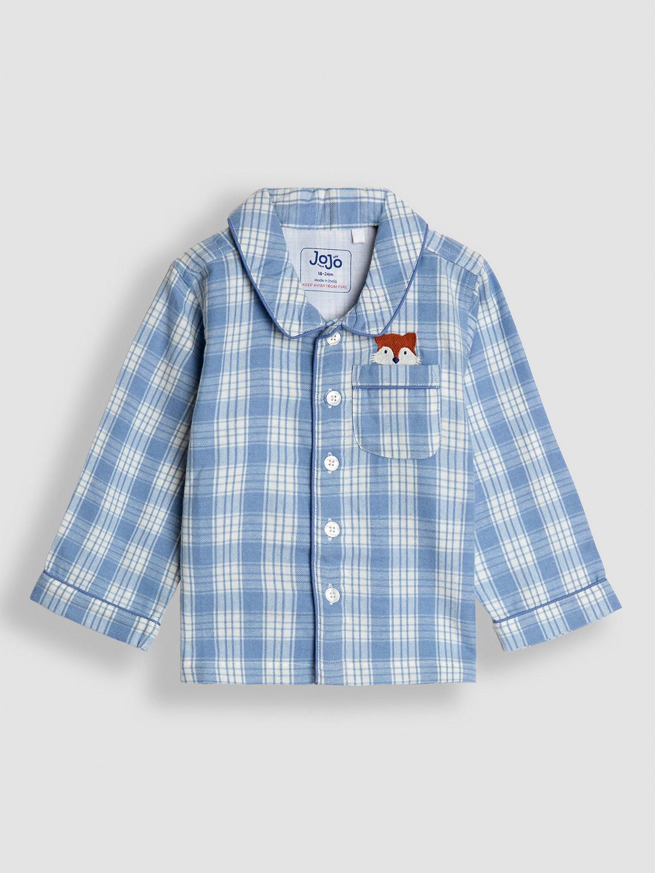 jojo-maman-bebe-toddler-boys-woven-check-fox-character-pyjamas-blueback