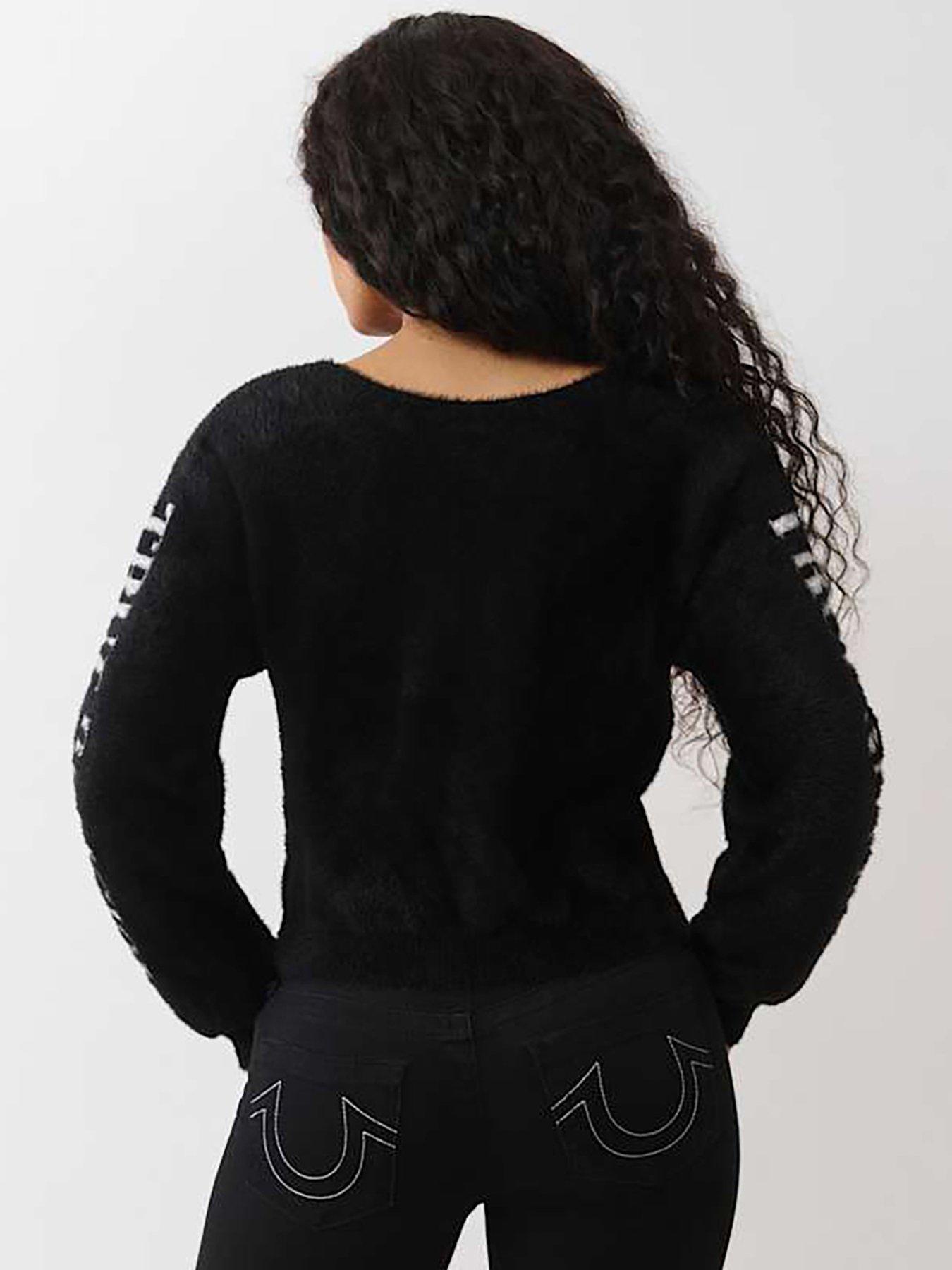 true-religion-fuzzy-reversible-twist-back-sweater-blackstillFront