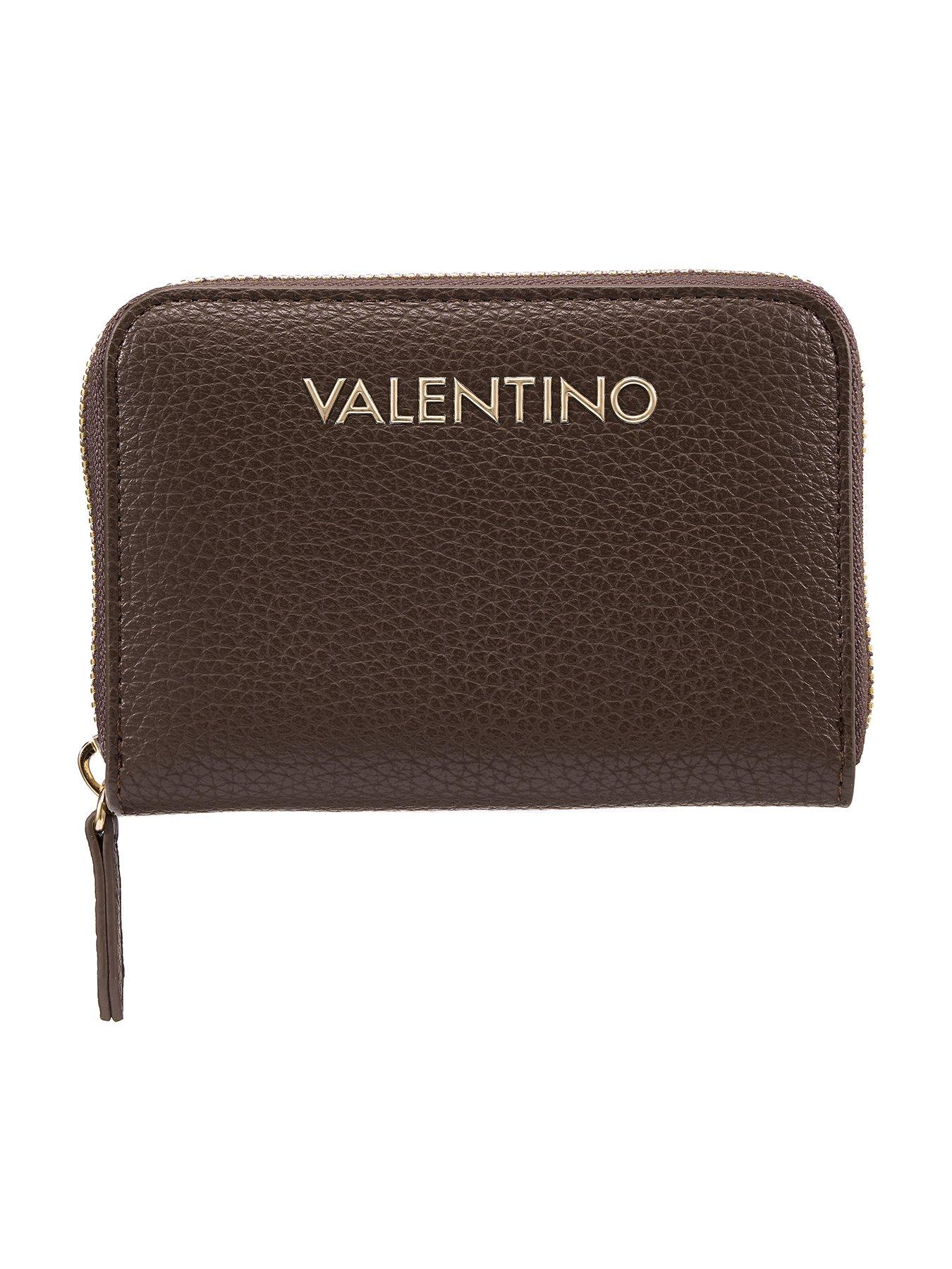 valentino-alexia-zip-around-wallet-brown