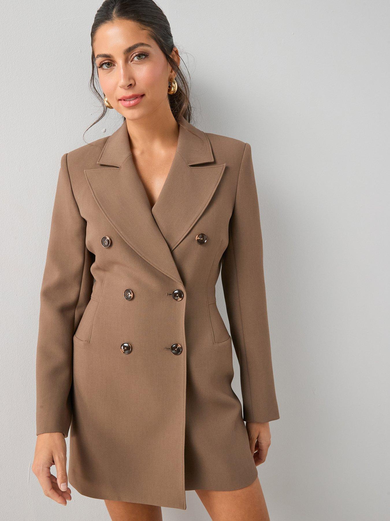 Dresses | Blazer Dresses | Brown | Women