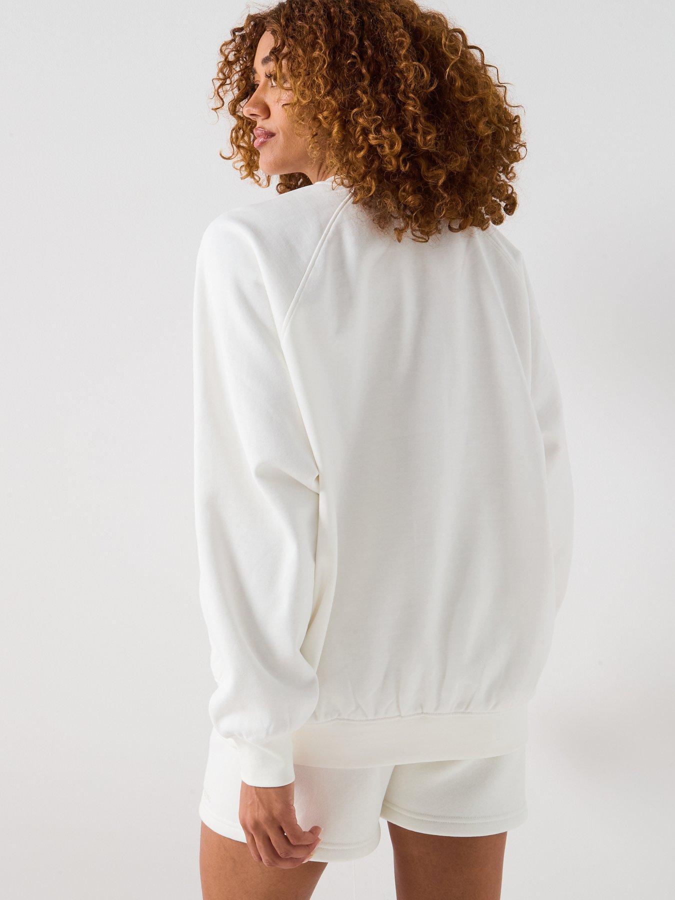 gym-king-womens-shadow-oversized-crew-creamstillFront