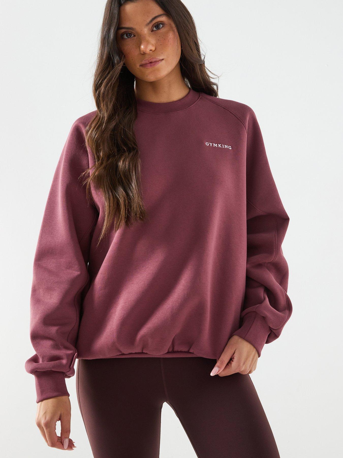 gym-king-womens-365-raglan-sleeve-crew--redfront