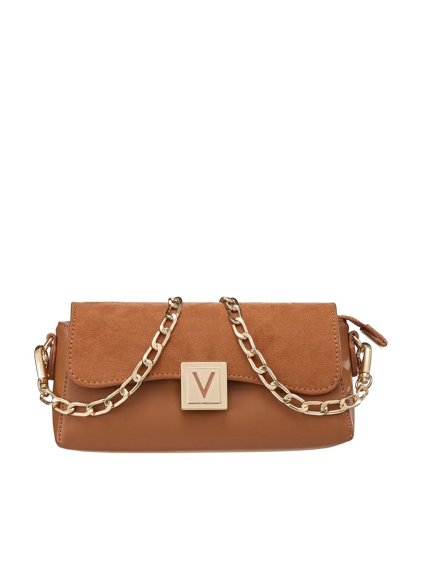 Image 1 of 5 of Valentino Evissa Shoulder Bag - Brown