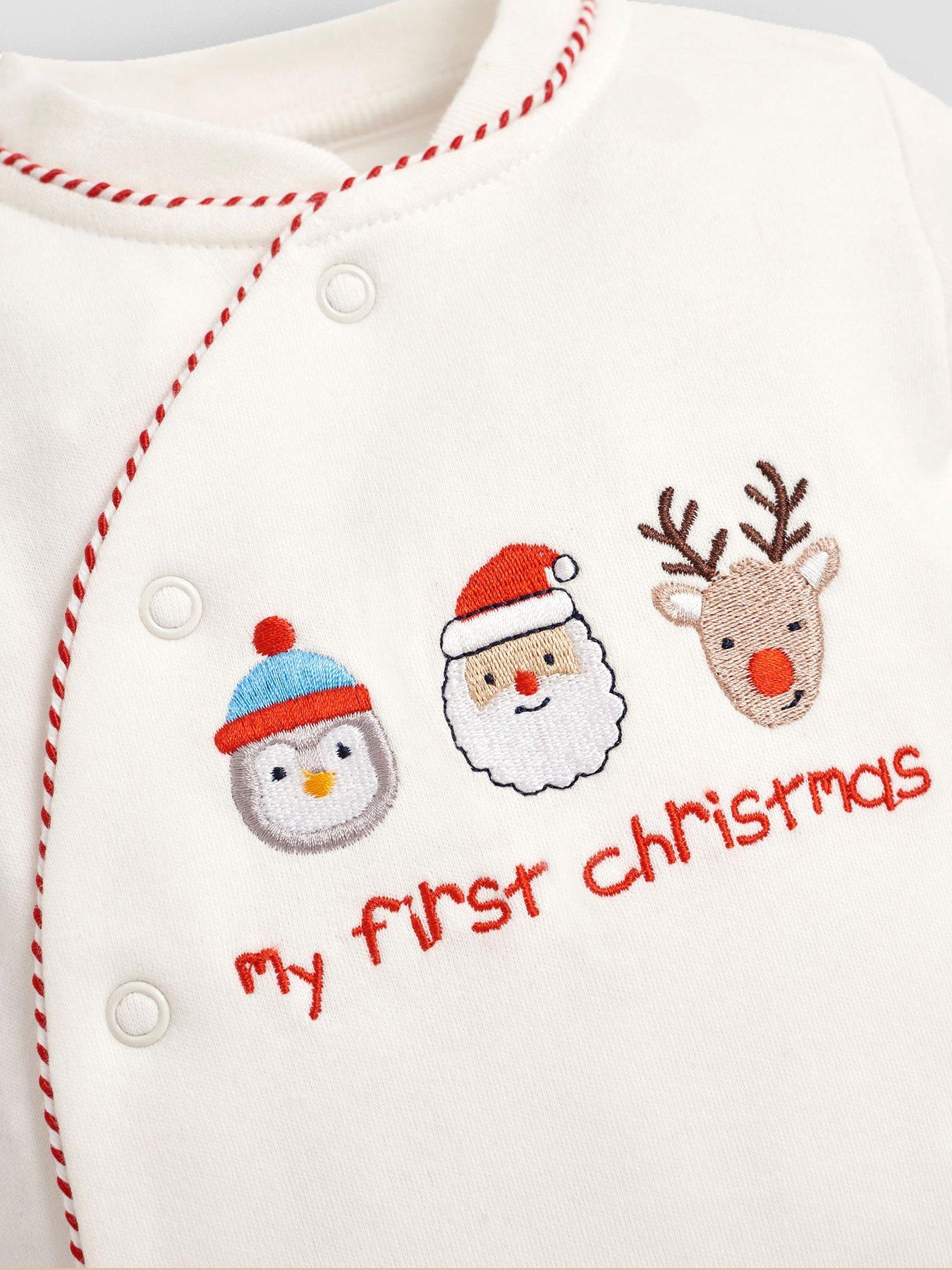 jojo-maman-bebe-baby-unisex-my-first-christmas-sleepsuit-creamoutfit