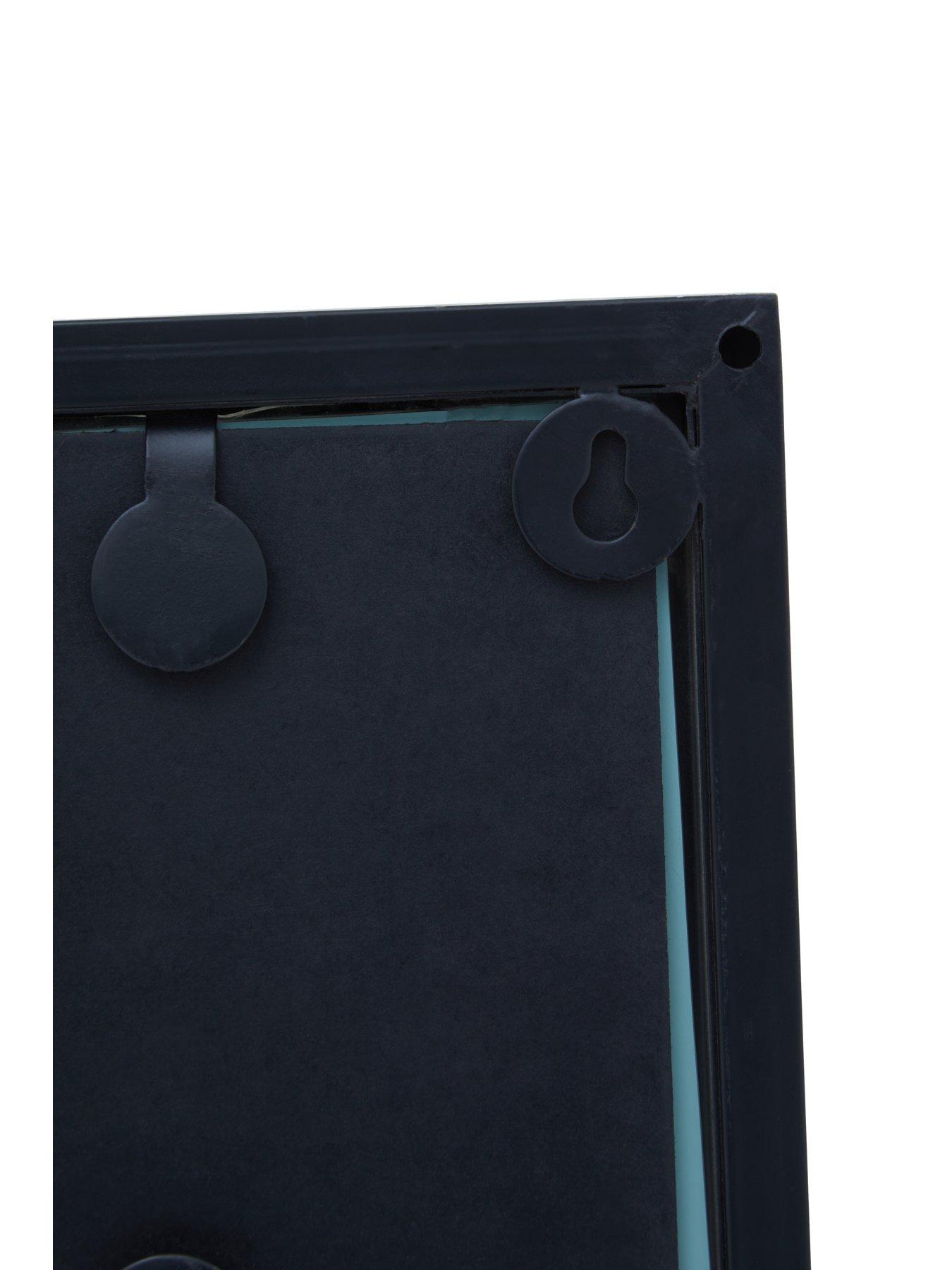 Image 5 of 7 of Interiors By Premier Enzo Black Wire Wall Mirror
