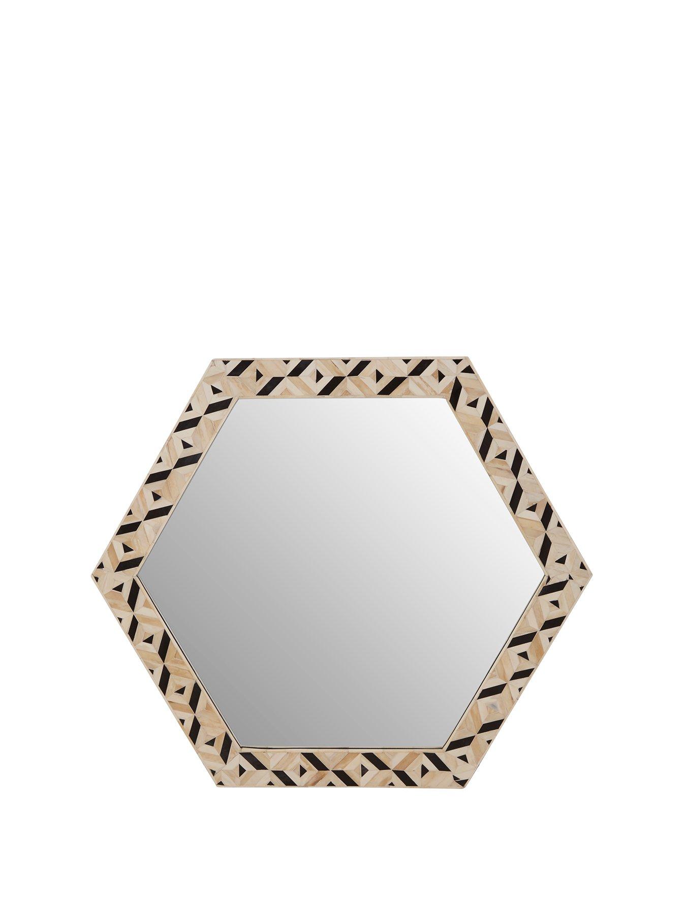Interiors By Premier Harlo Hexagonal Wall Mirror