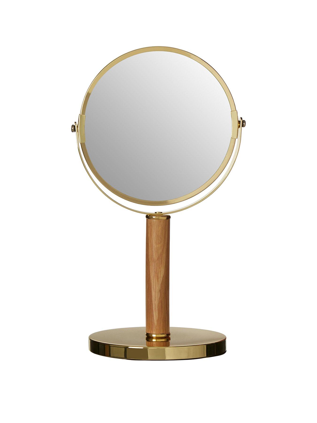 Interiors By Premier Cassini Gold Finish Iron Table Mirror