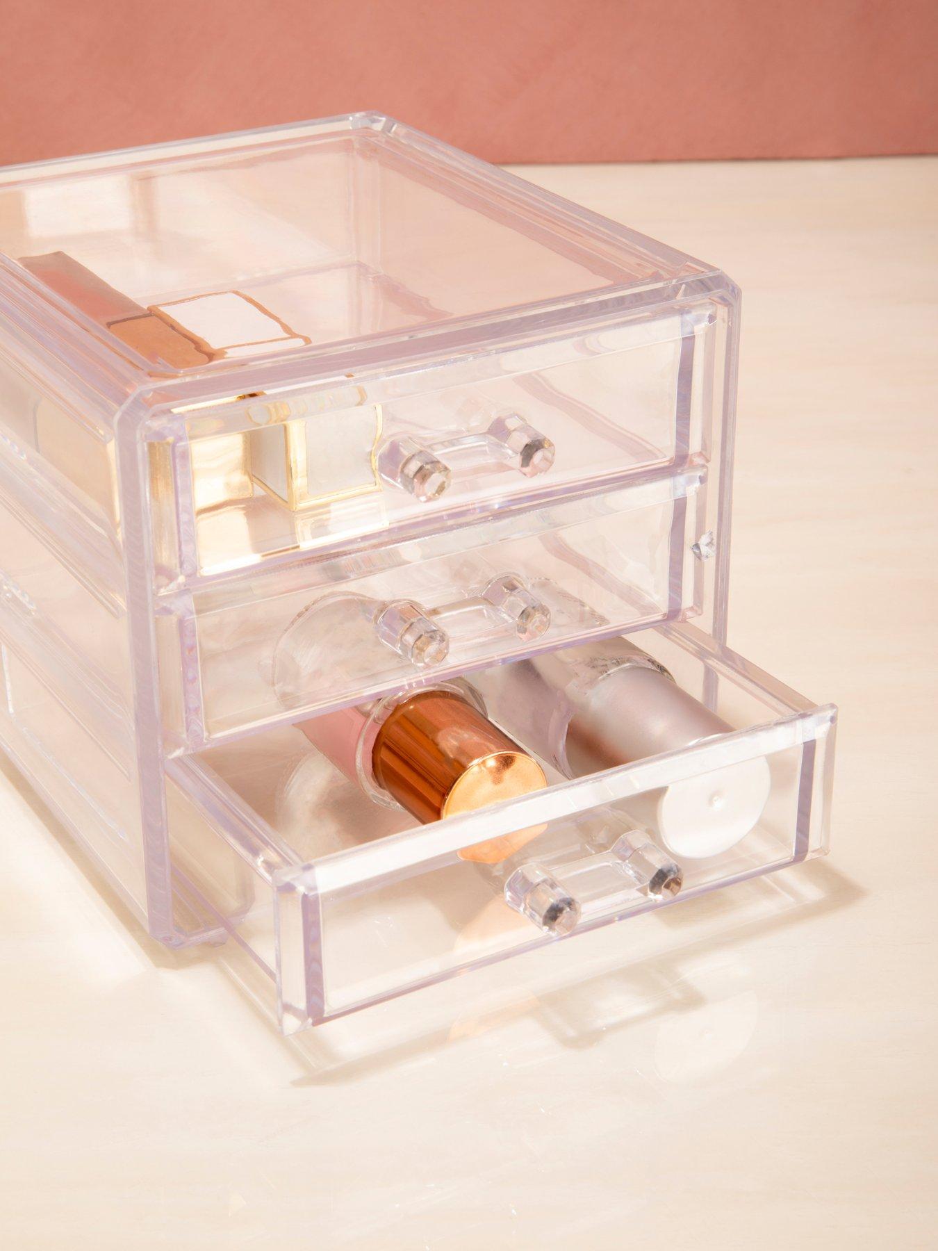 Interiors By Premier Beauty Cosmetic Organiser With 3 Drawers