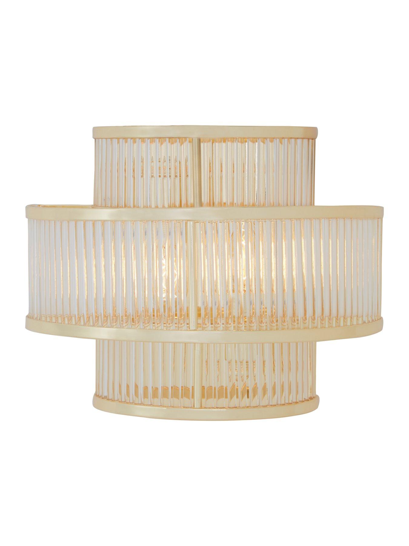 interiors-by-premier-salasco-3-tier-glass-wall-light-with-warm-metallic-iron-frameoutfit