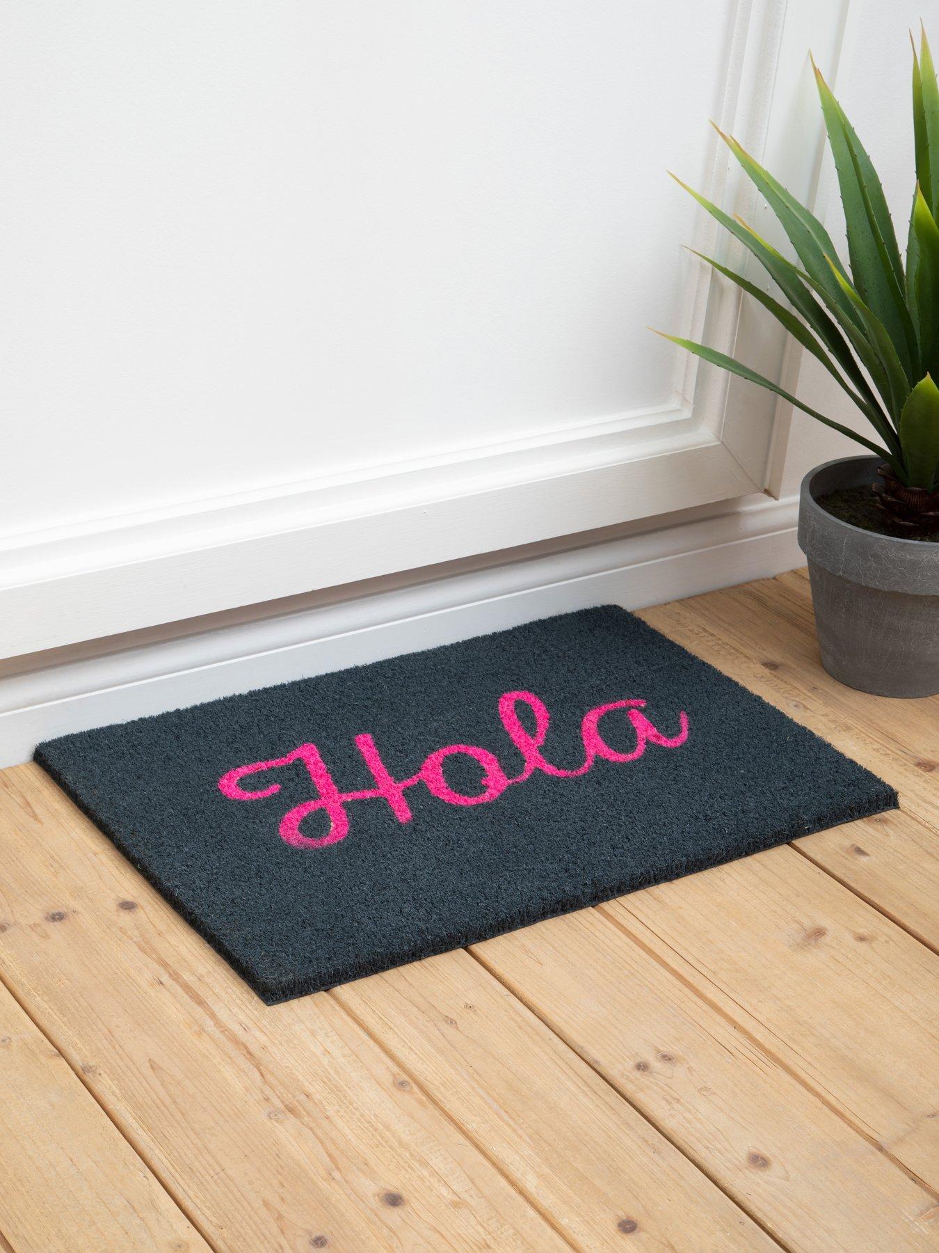 Interiors By Premier Neon Hola Coir Doormat