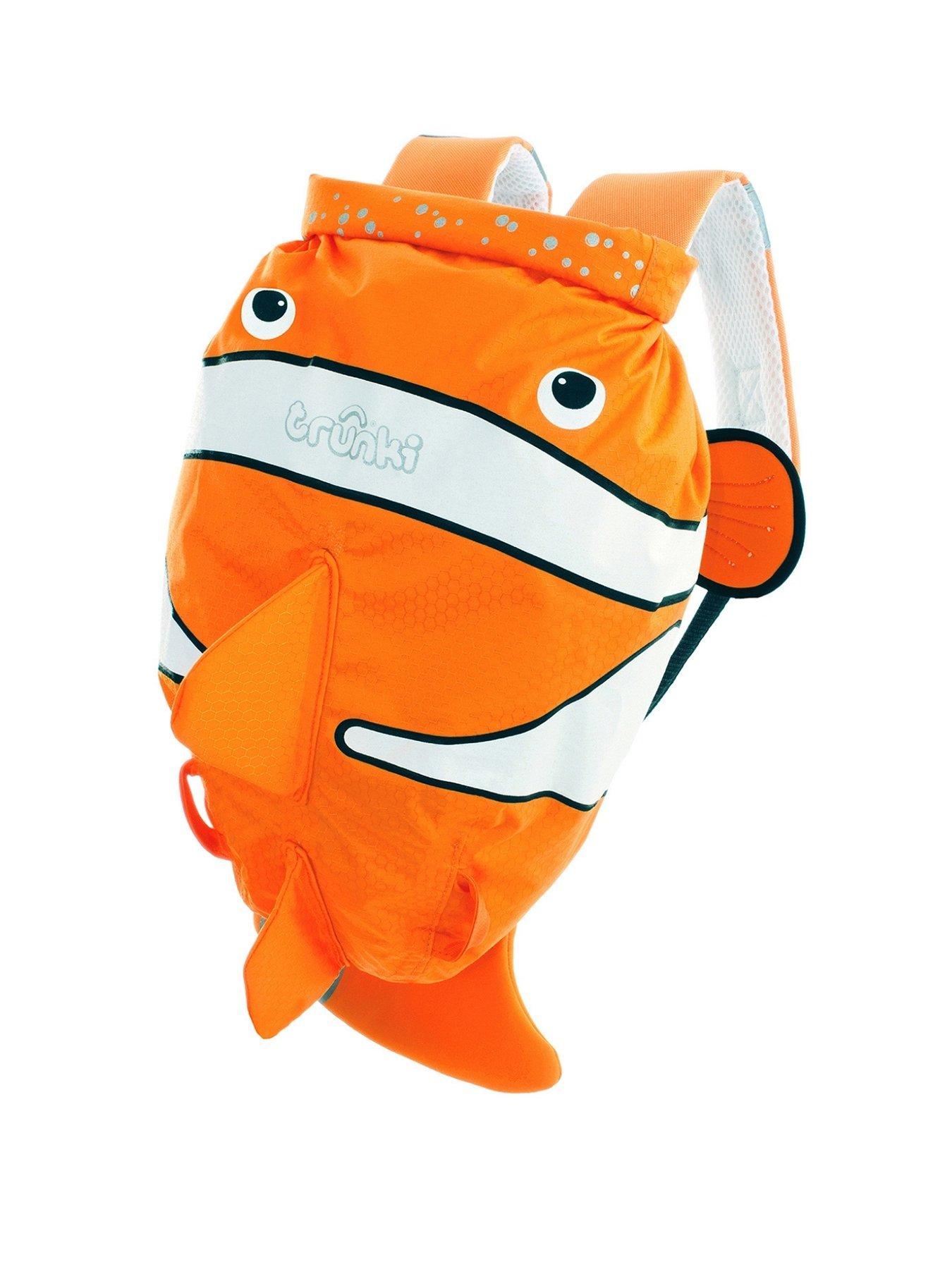 trunki Trunki Paddlepak Waterproof Kids Swim Bag - Chuckles the Clown Fish (Medium - 7.5L)