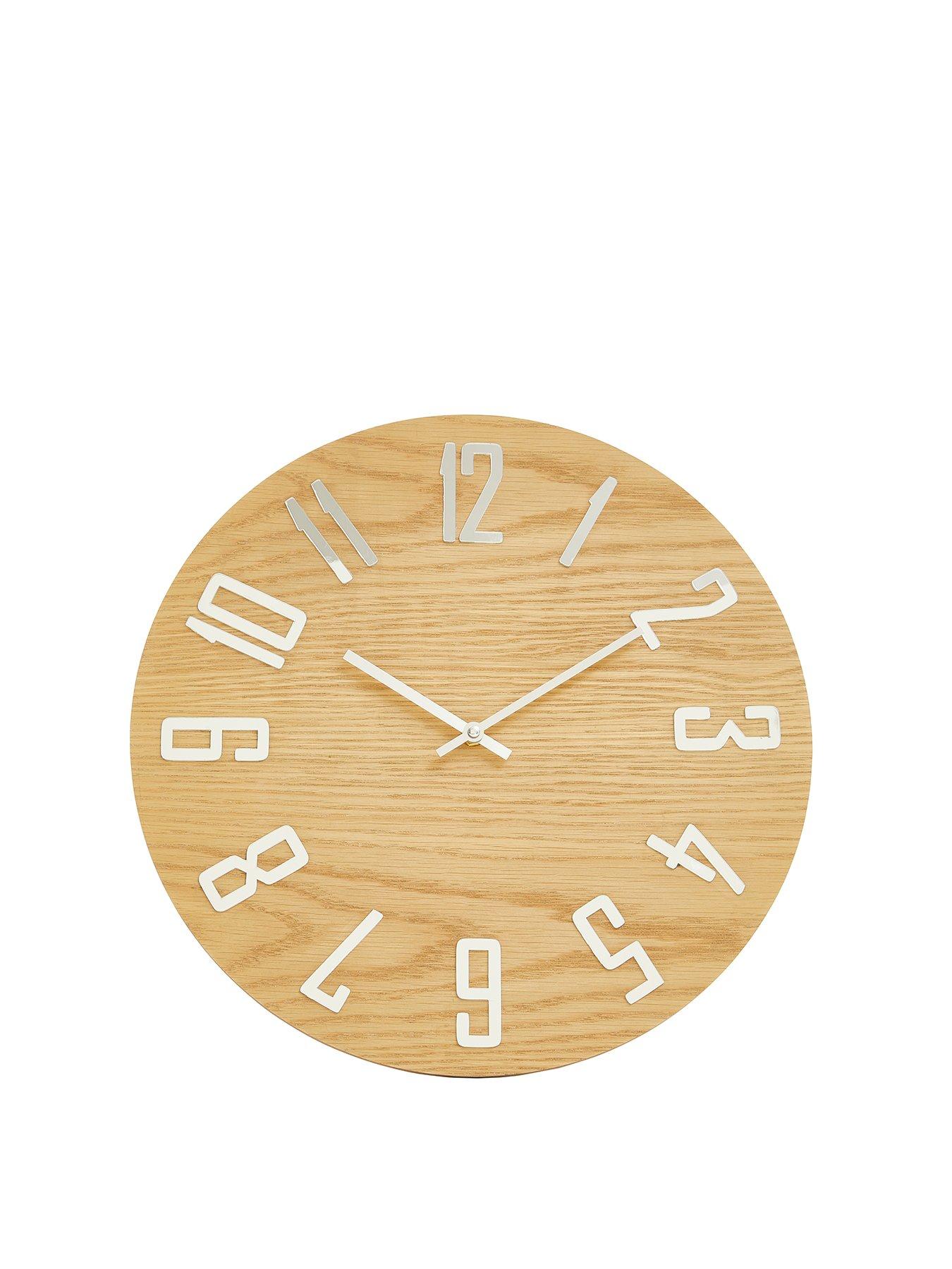 interiors-by-premier-vitus-natural-wood-effect-wall-clockstillFront