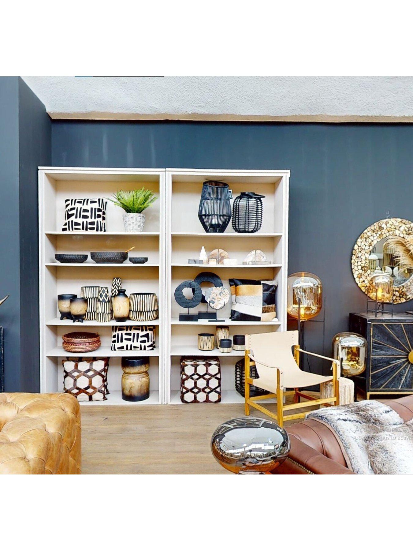 Interiors By Premier Arlo Small Wooden Ombre Vase