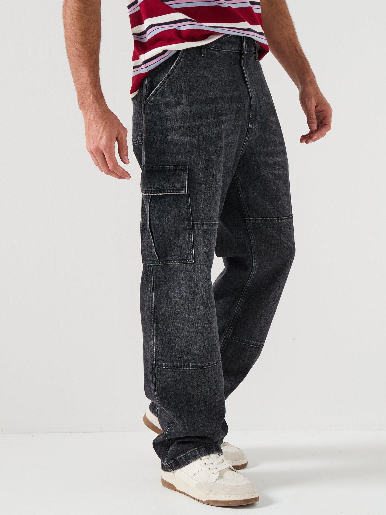 Guess Jeans Denim Cargo - Black