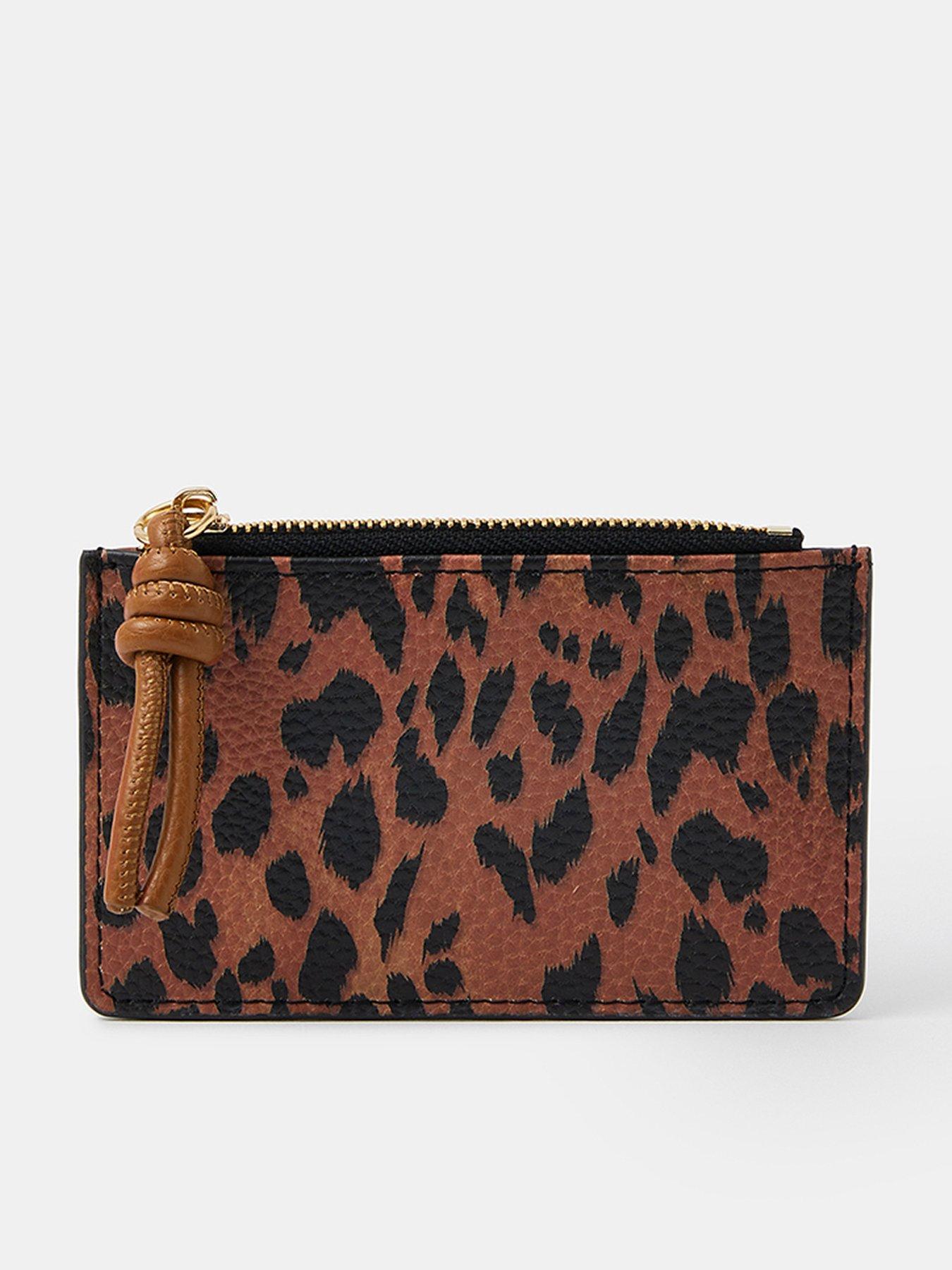 Accessorize Leopard Print Card Holder