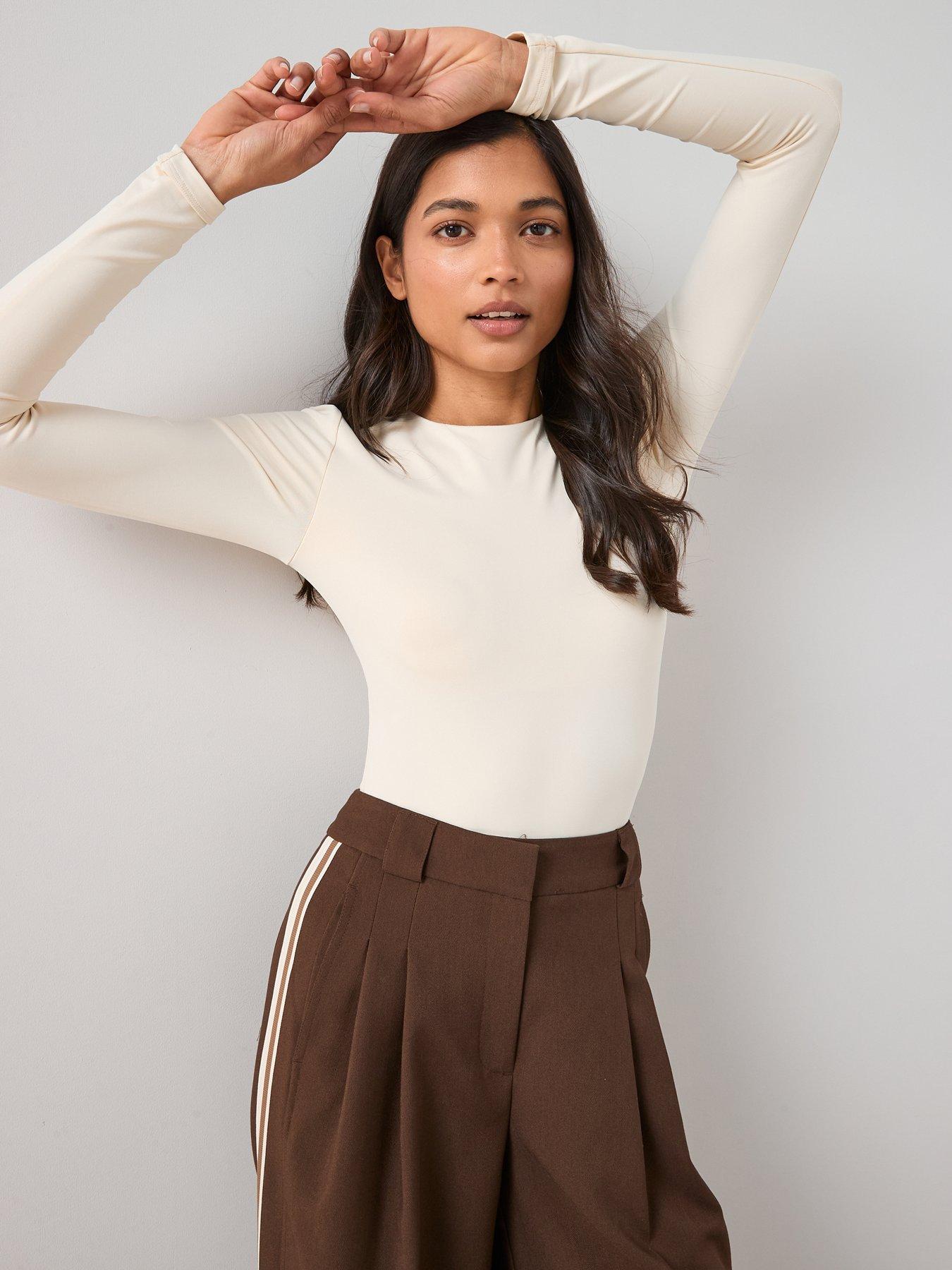 Image 5 of 7 of The Very Collection Side Stripe Smart Track Pant - Brown