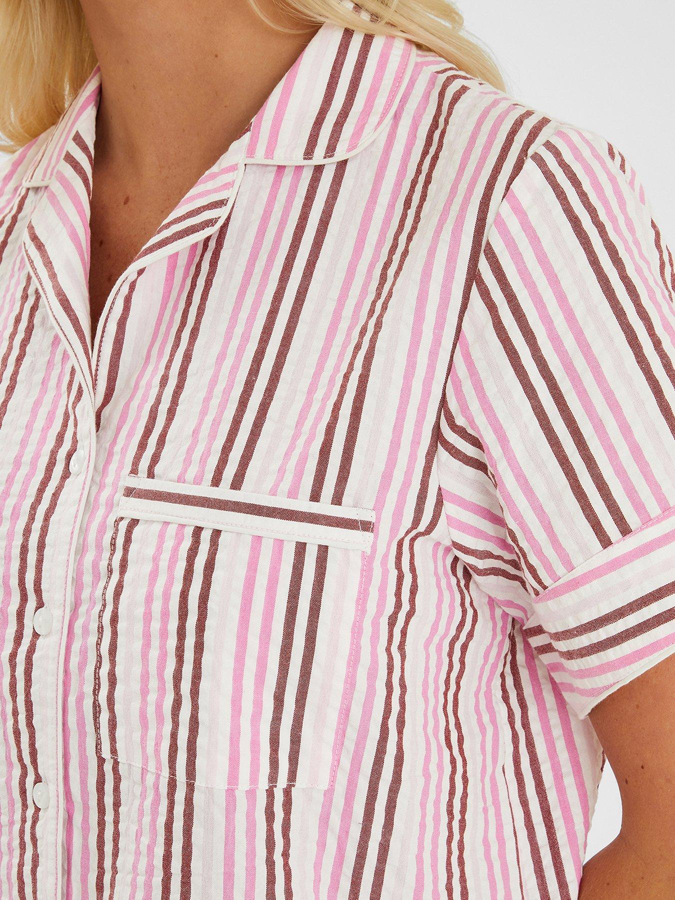 accessorize-stripe-seersucker-short-pyjamas-set-multioutfit