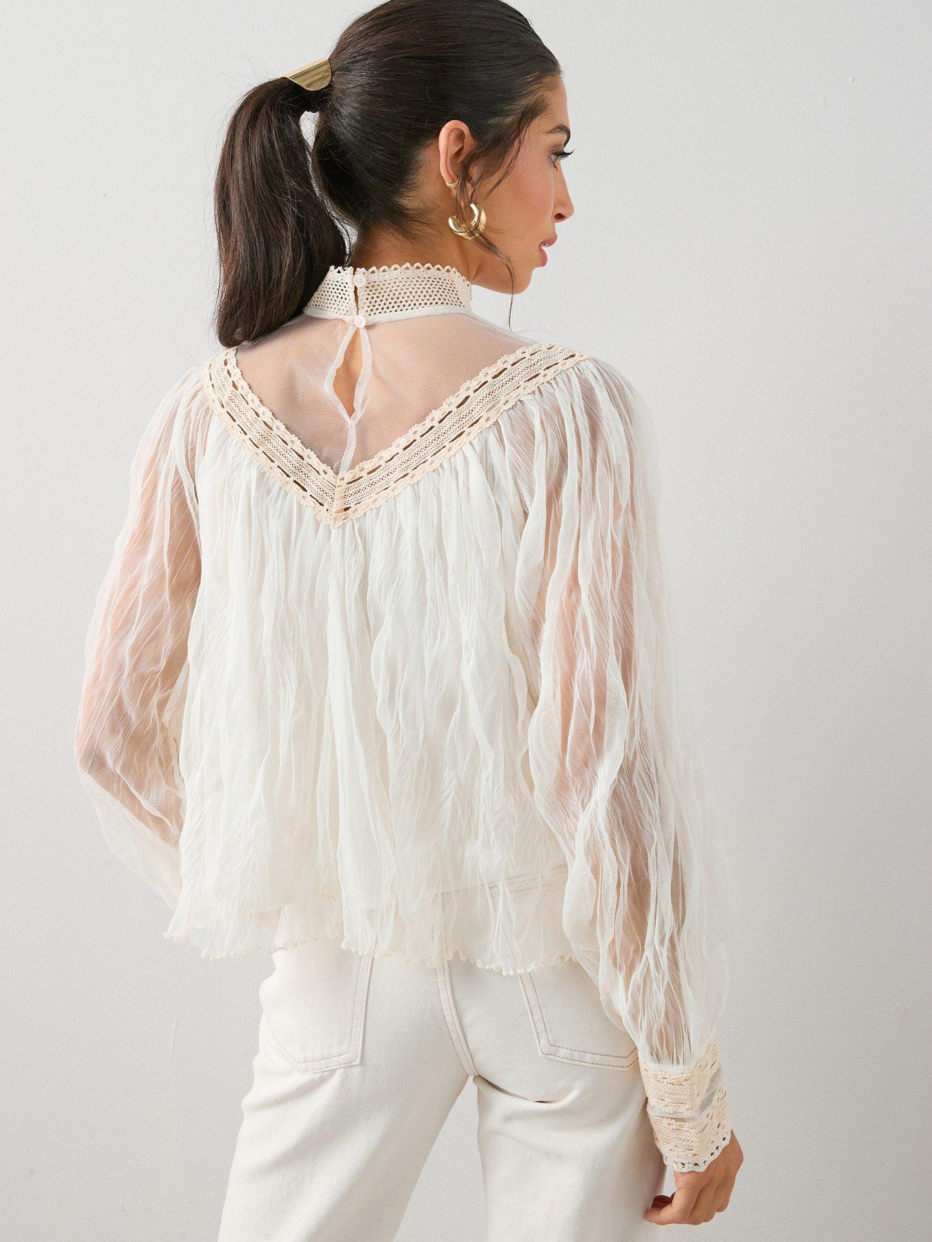 the-very-collection-romantic-sheer-ruffled-pleated-blouse-creamstillFront