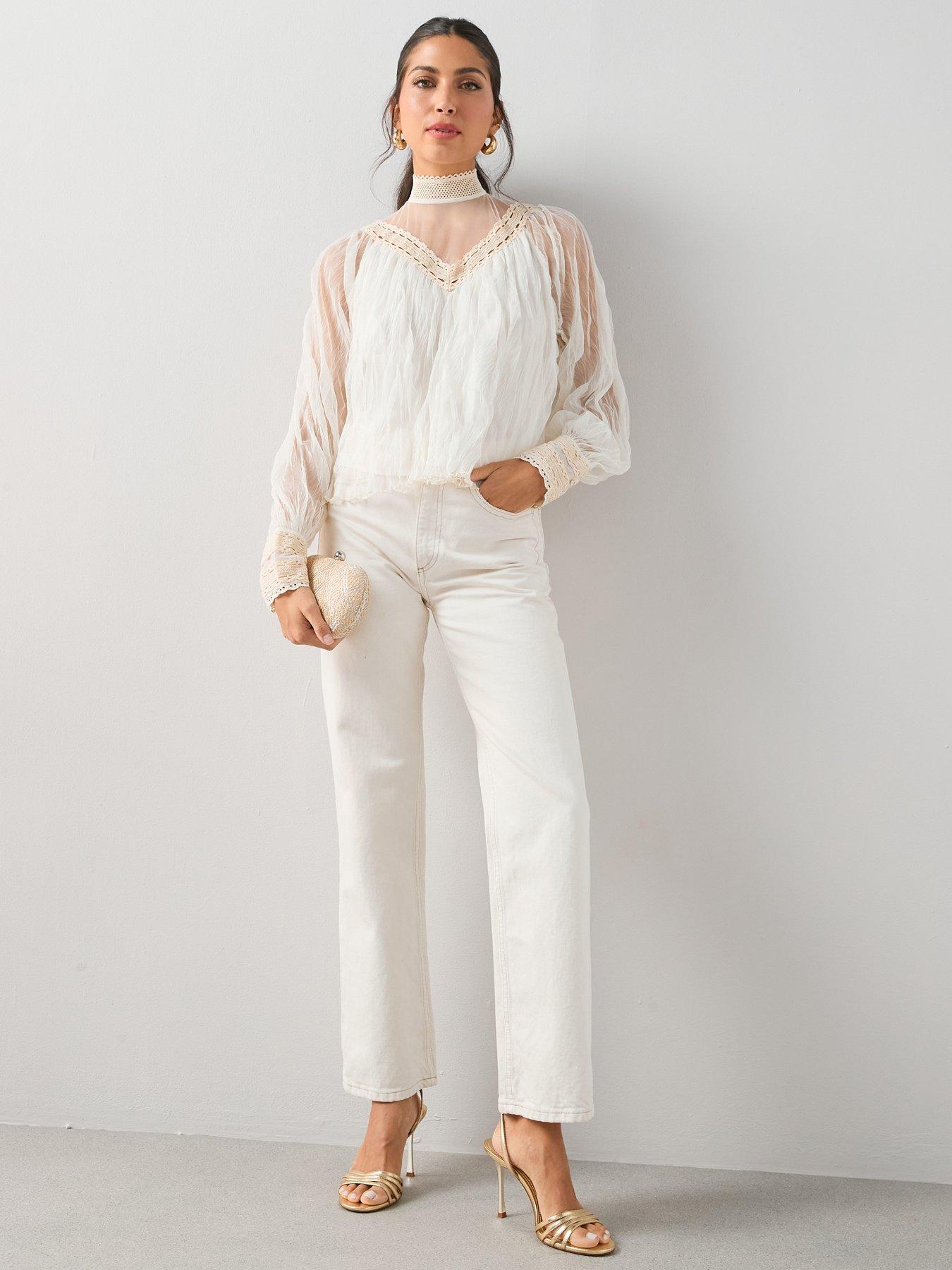 the-very-collection-romantic-sheer-ruffled-pleated-blouse-creamback
