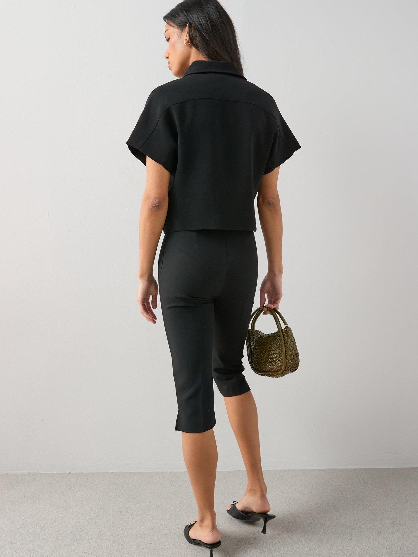 the-very-collection-cotton-twill-collared-short-sleeve-jacketstillFront