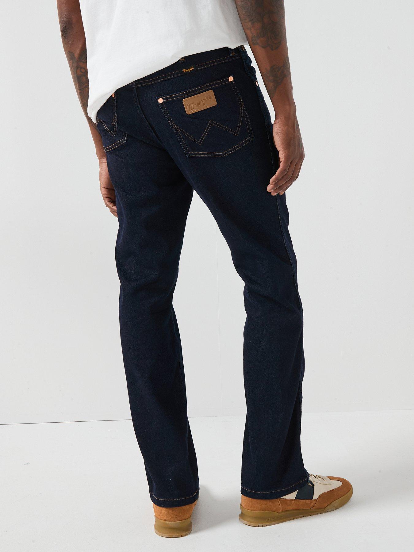 Image 2 of 6 of Wrangler Wrancher 5 Pocket Bootcut Fit Jean - Dark Blue