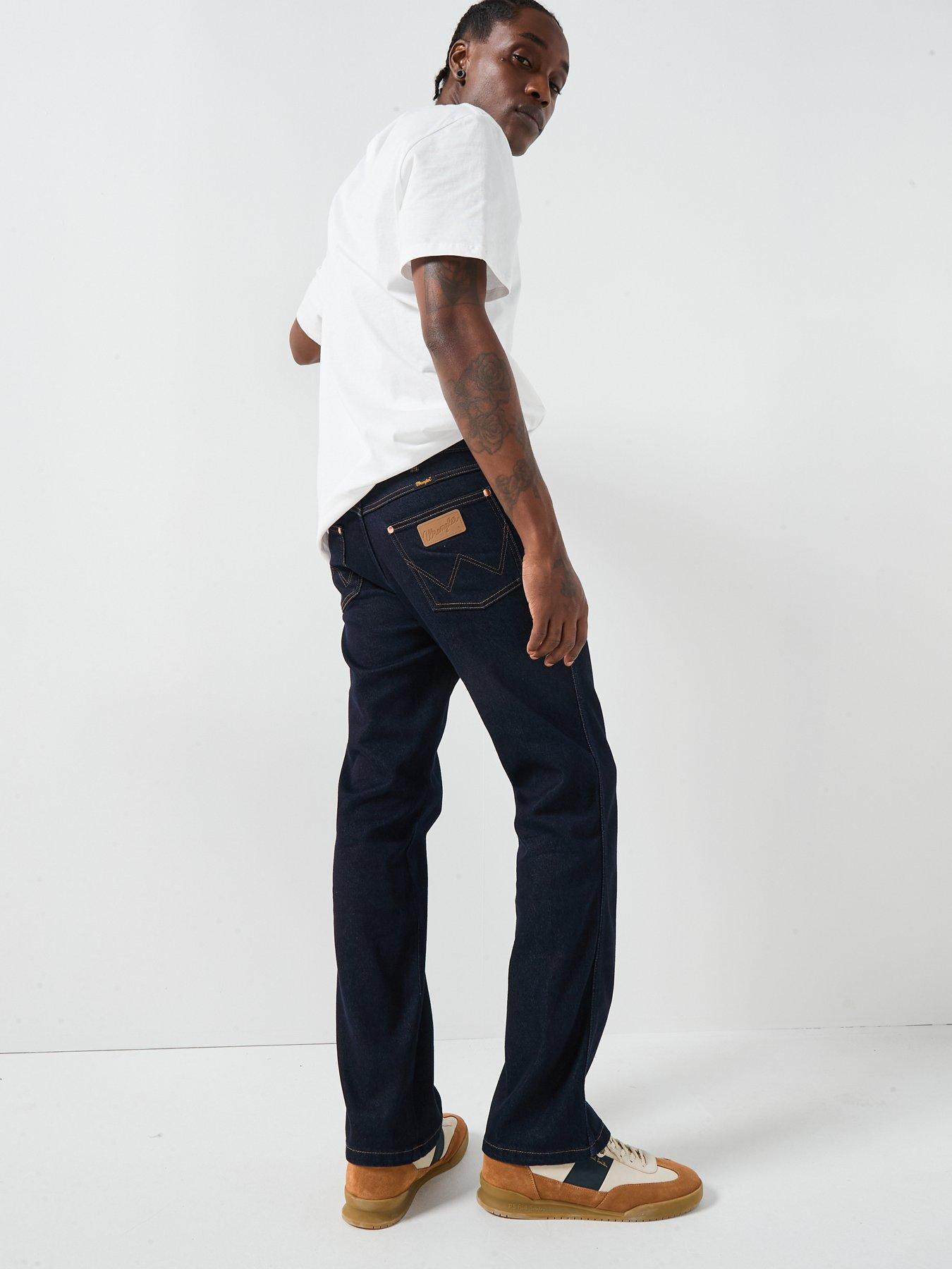 Image 5 of 6 of Wrangler Wrancher 5 Pocket Bootcut Fit Jean - Dark Blue