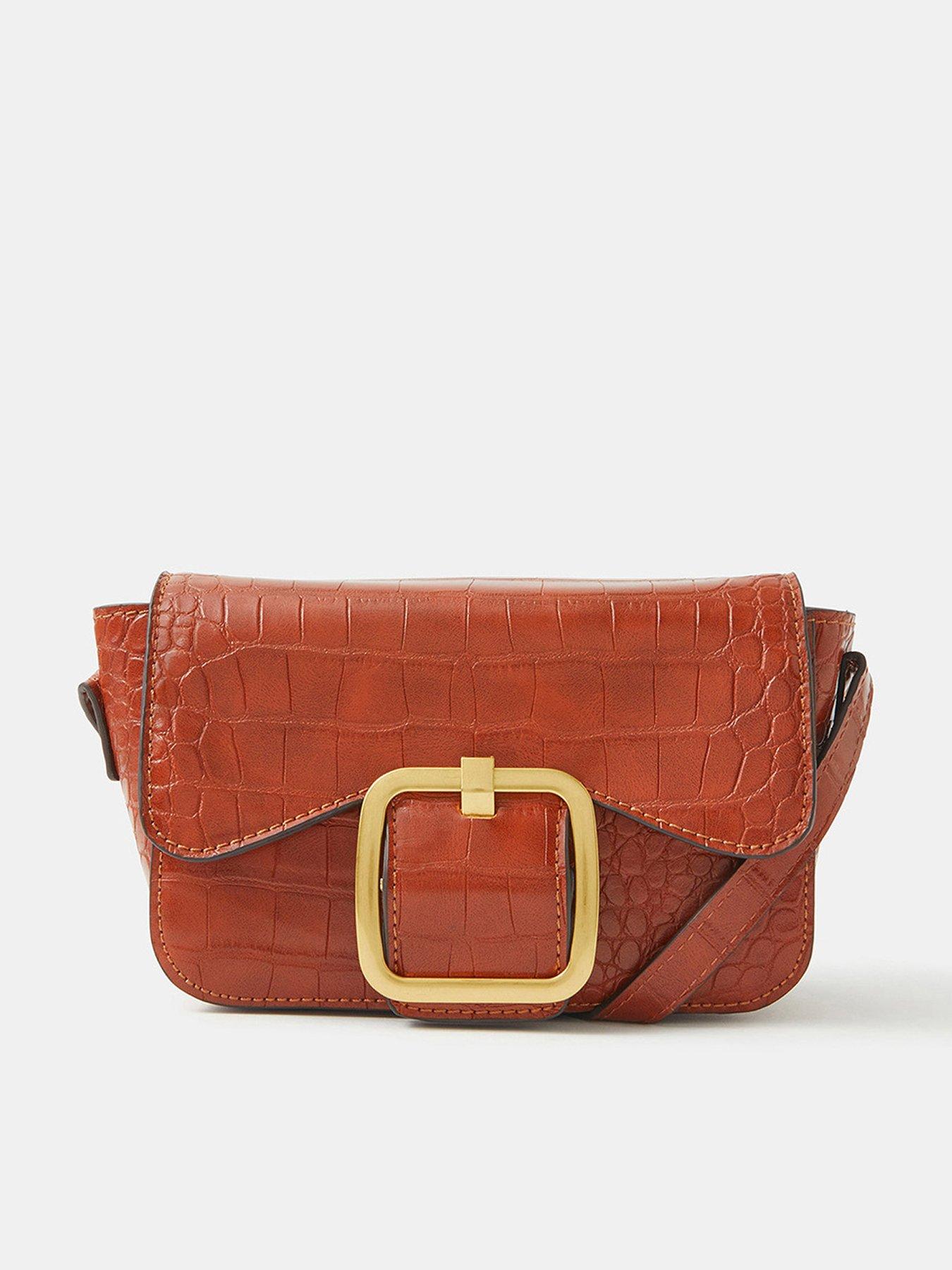 accessorize-faux-croc-buckle-crossbody-bag-brownfront