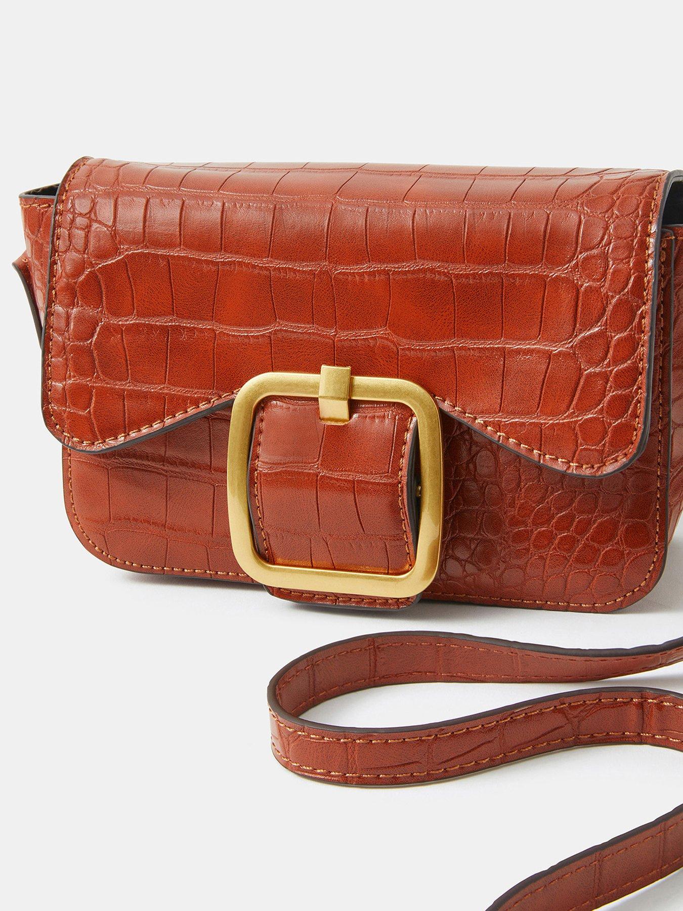 accessorize-faux-croc-buckle-crossbody-bag-brownoutfit