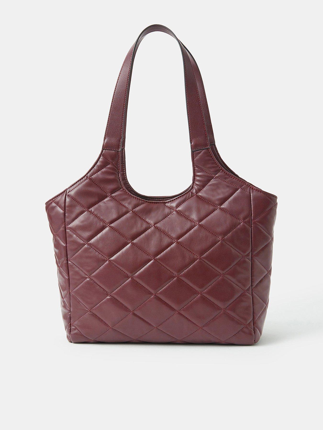 Accessorize Quilted Shoulder Bag - Red