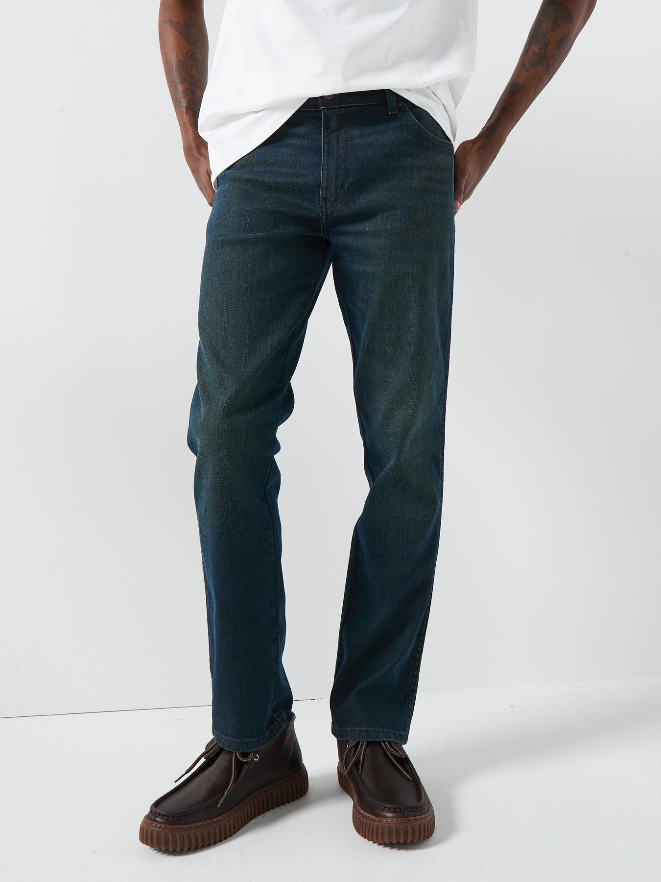 Wrangler Texas 5 Pocket Authentic Straight Fit Jean - Grey