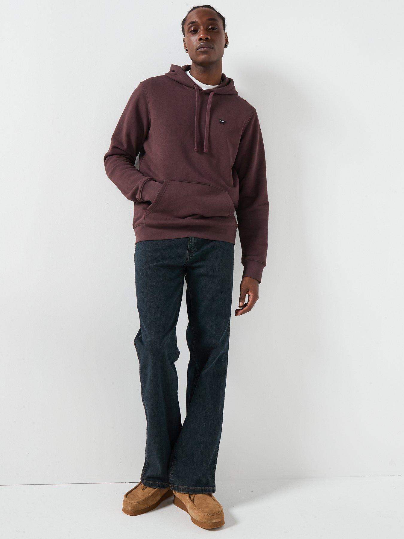 Image 3 of 6 of Wrangler Sign Off &nbsp;Hoodie - Dark Red