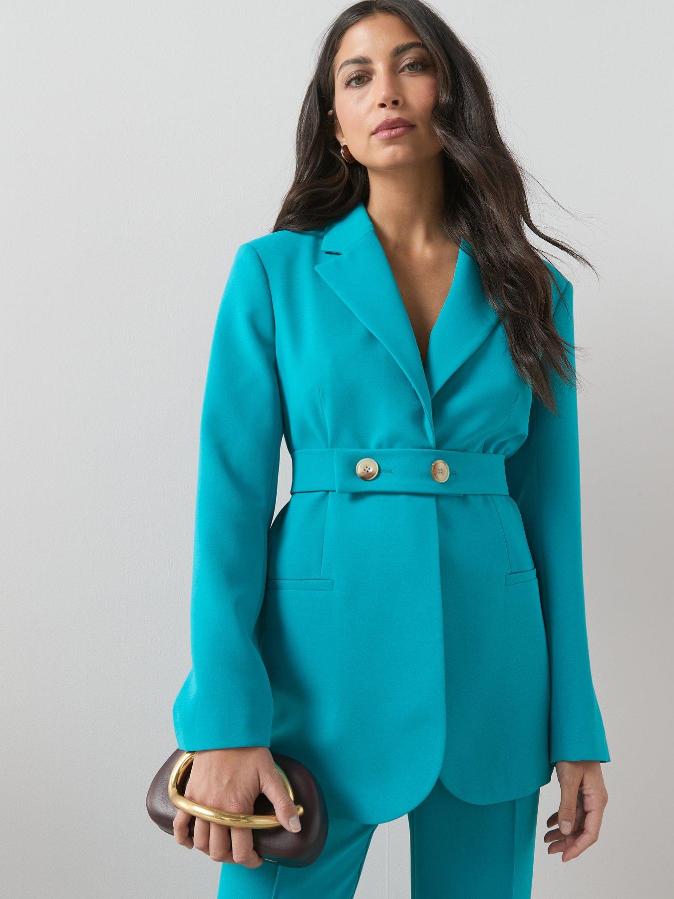 the-very-collection-belt-cinched-blazer-tealdetail