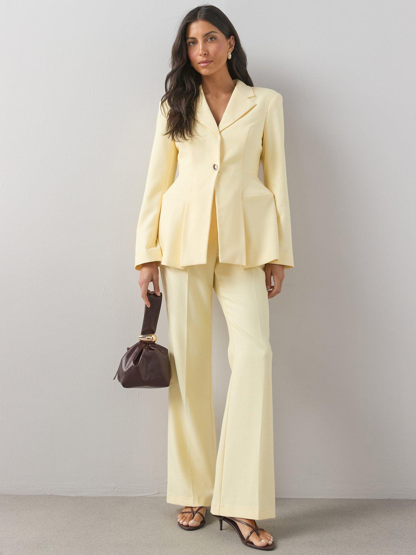 the-very-collection-vented-slim-flare-trouserfront
