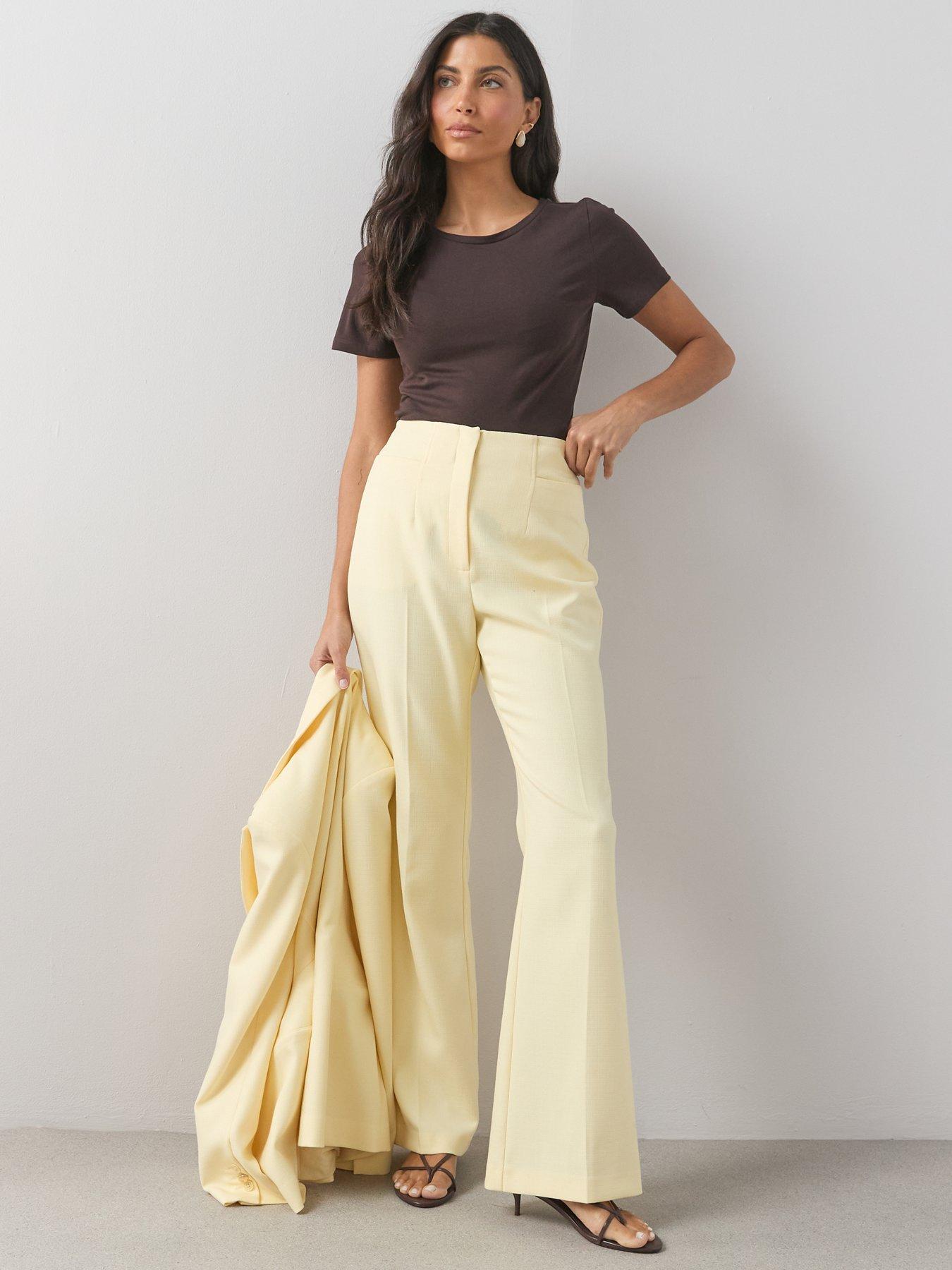 the-very-collection-vented-slim-flare-trouserback
