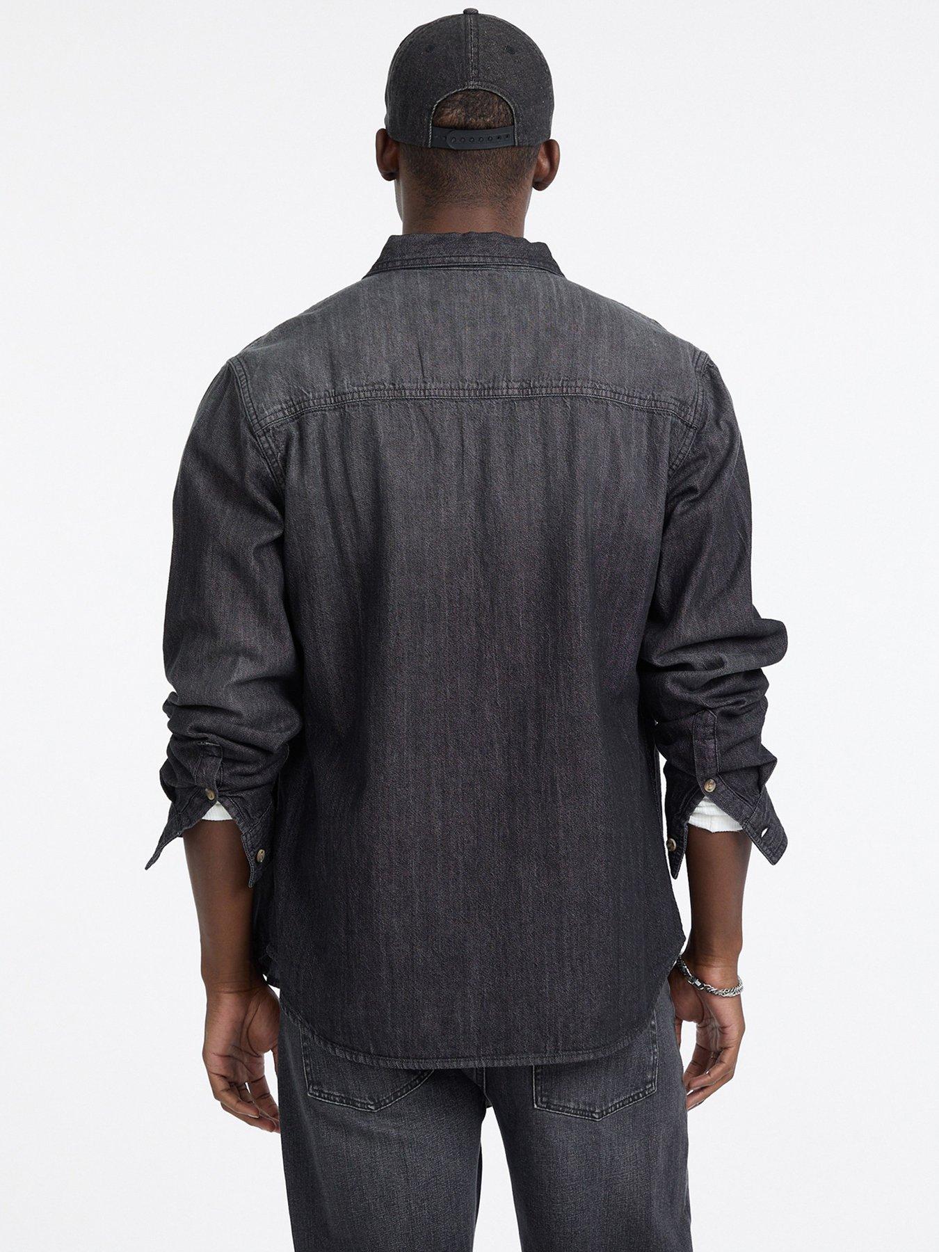 guess-jeans-regular-long-sleeve-denim-shirt-blackstillFront