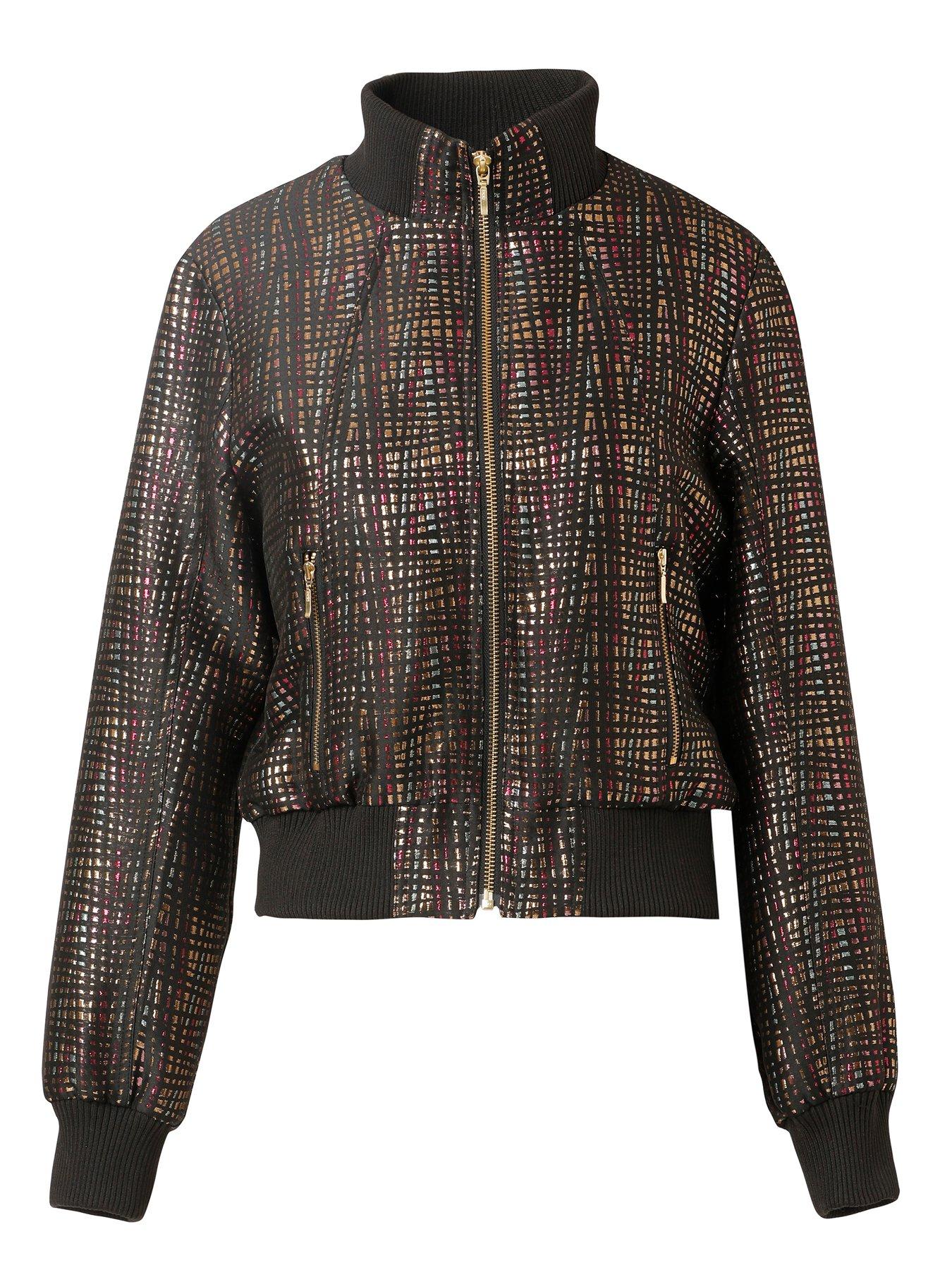 emily-lovelock-jaquard-bomber-jacket-blackoutfit