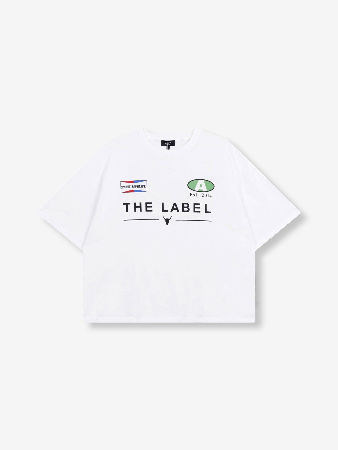 Image 3 of 4 of Alix the Label Racer T-Shirt - White